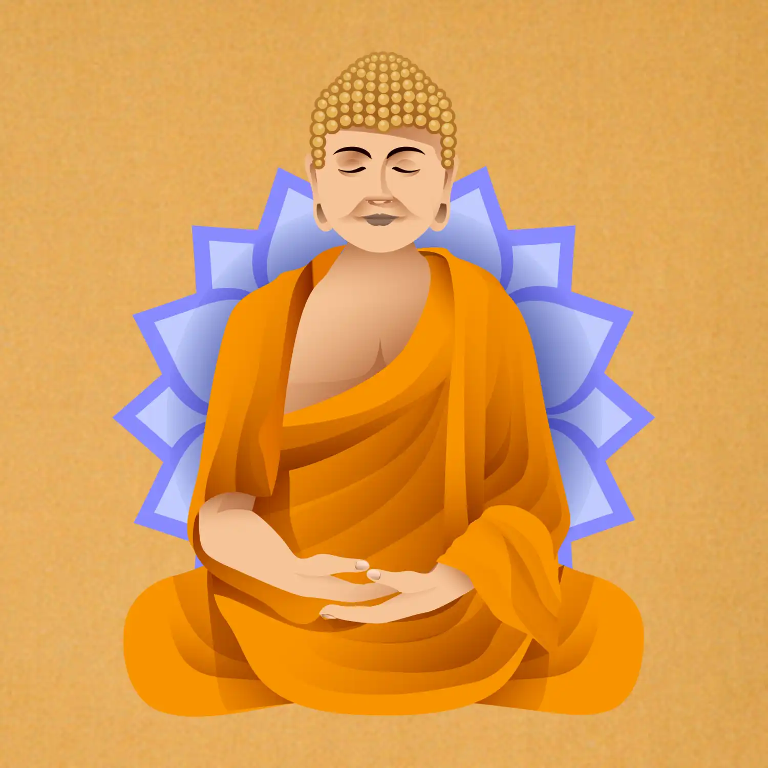 Budha barevný