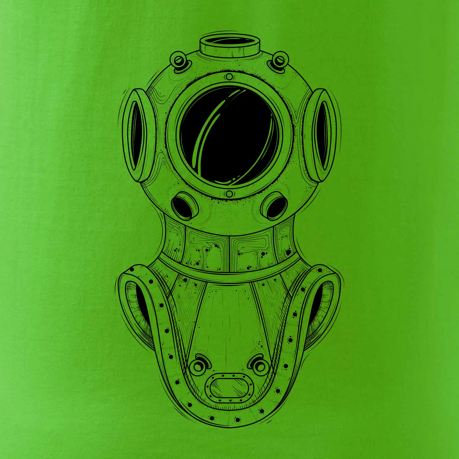 Potápěč - helma stará