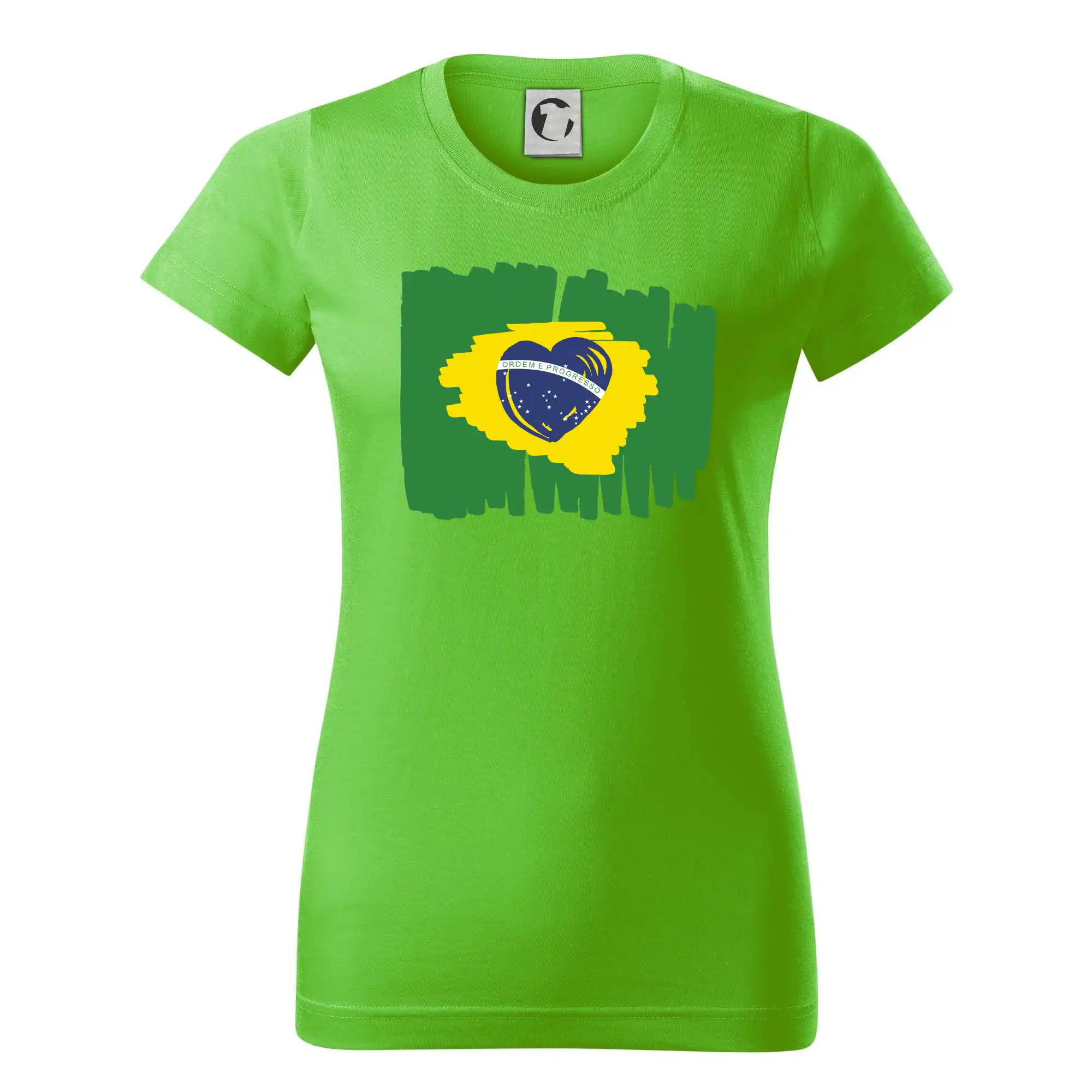 Brazílie vlajka srdce
