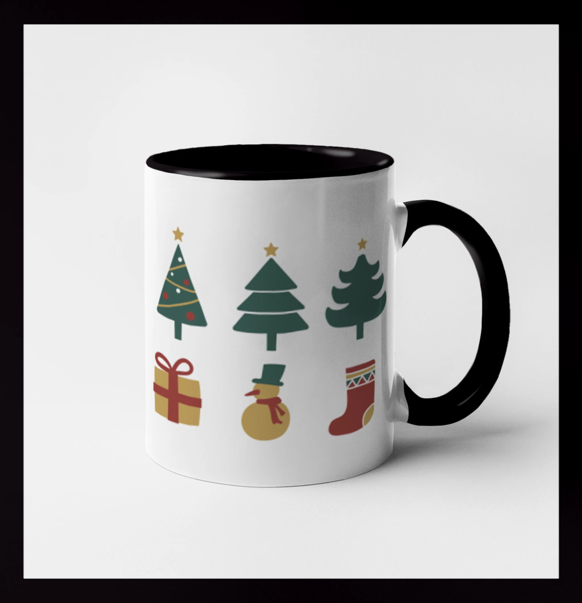 Vánoční sada - stromky a dárky