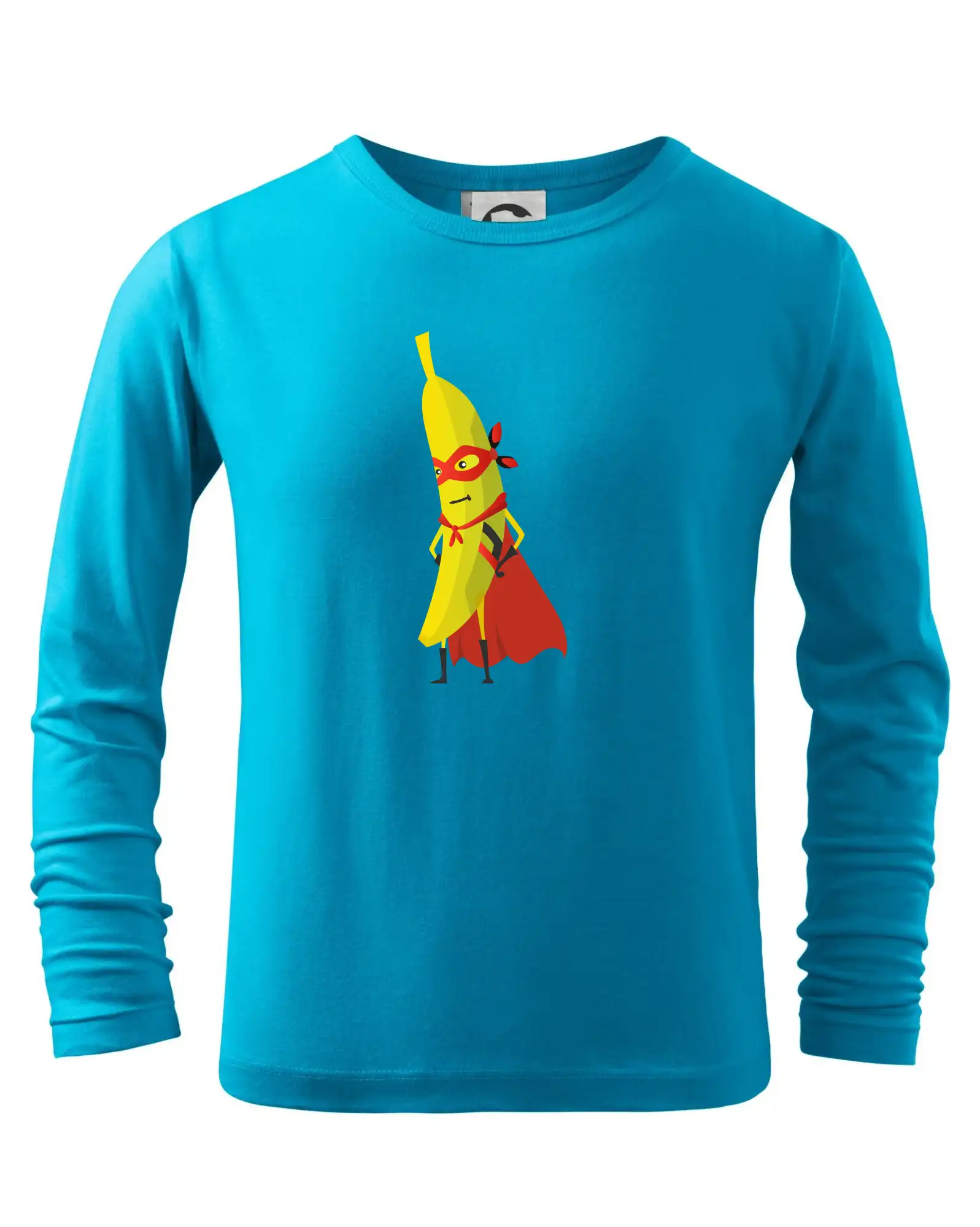 Životný štýl - Banán superman - Tričko detské Long Sleeve