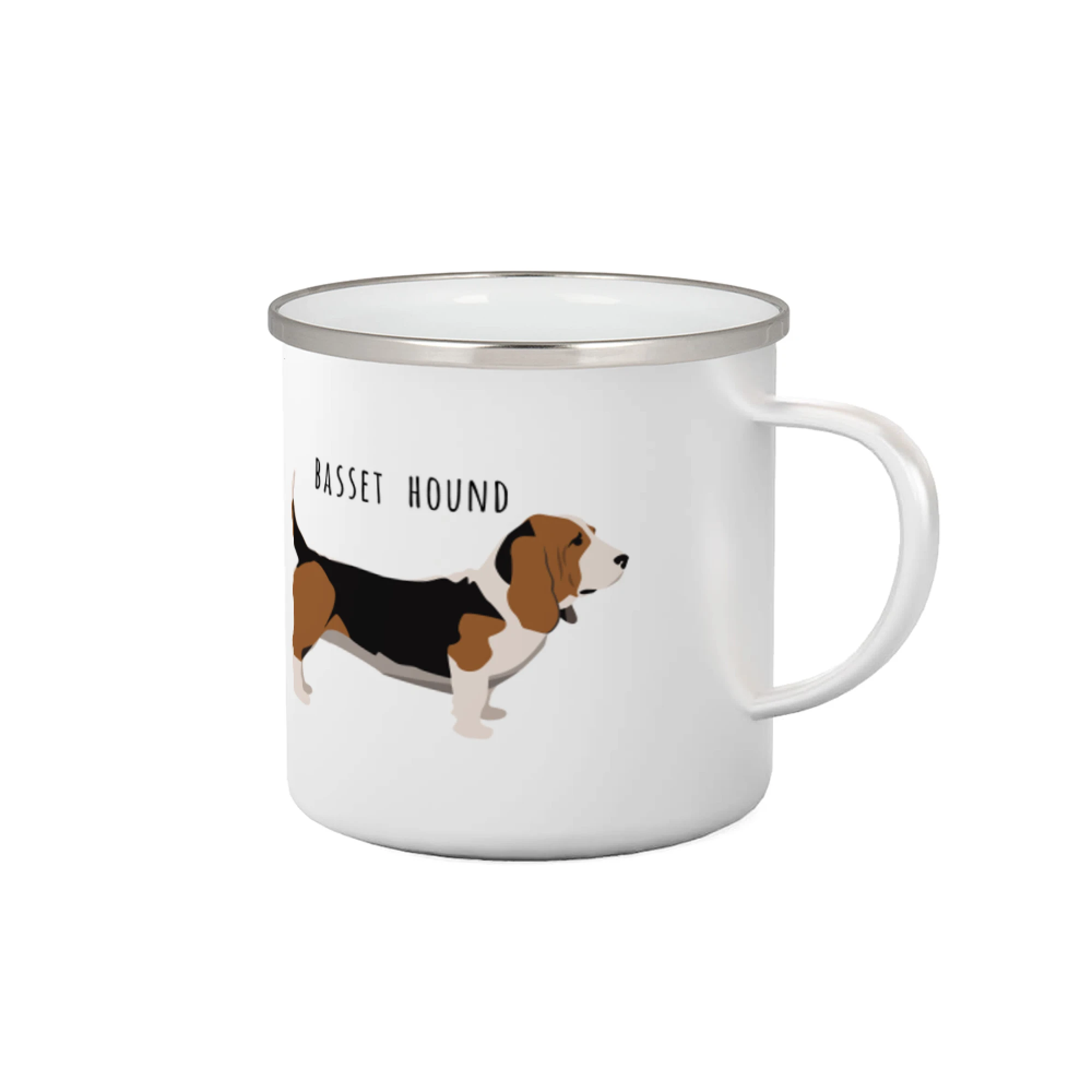 Baset na tričku - Basset hound pes s nápisom - Plecháčik
