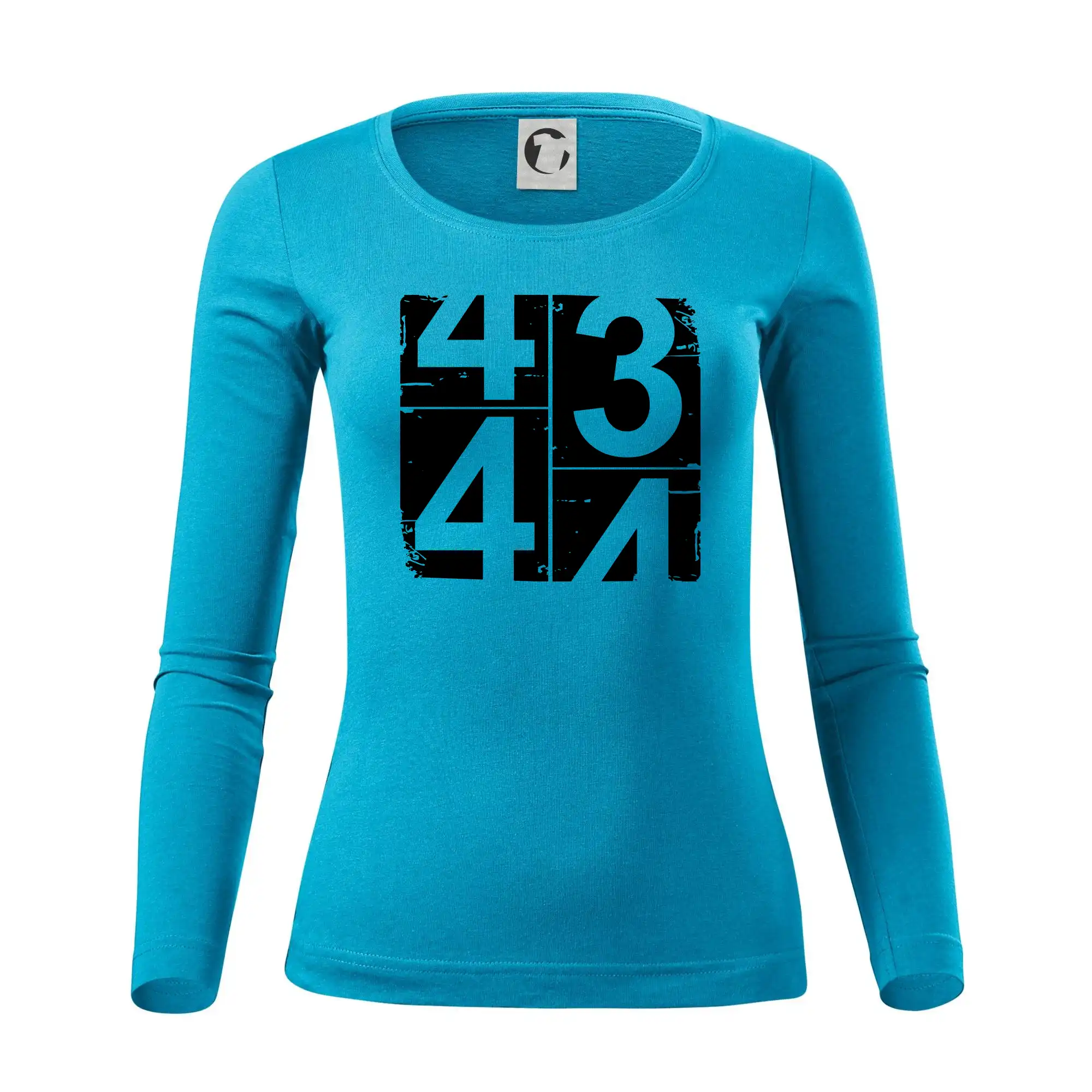 Tričká k narodeninám - Tachometer 44 - Dámske tričko FIT-T LS - zužené