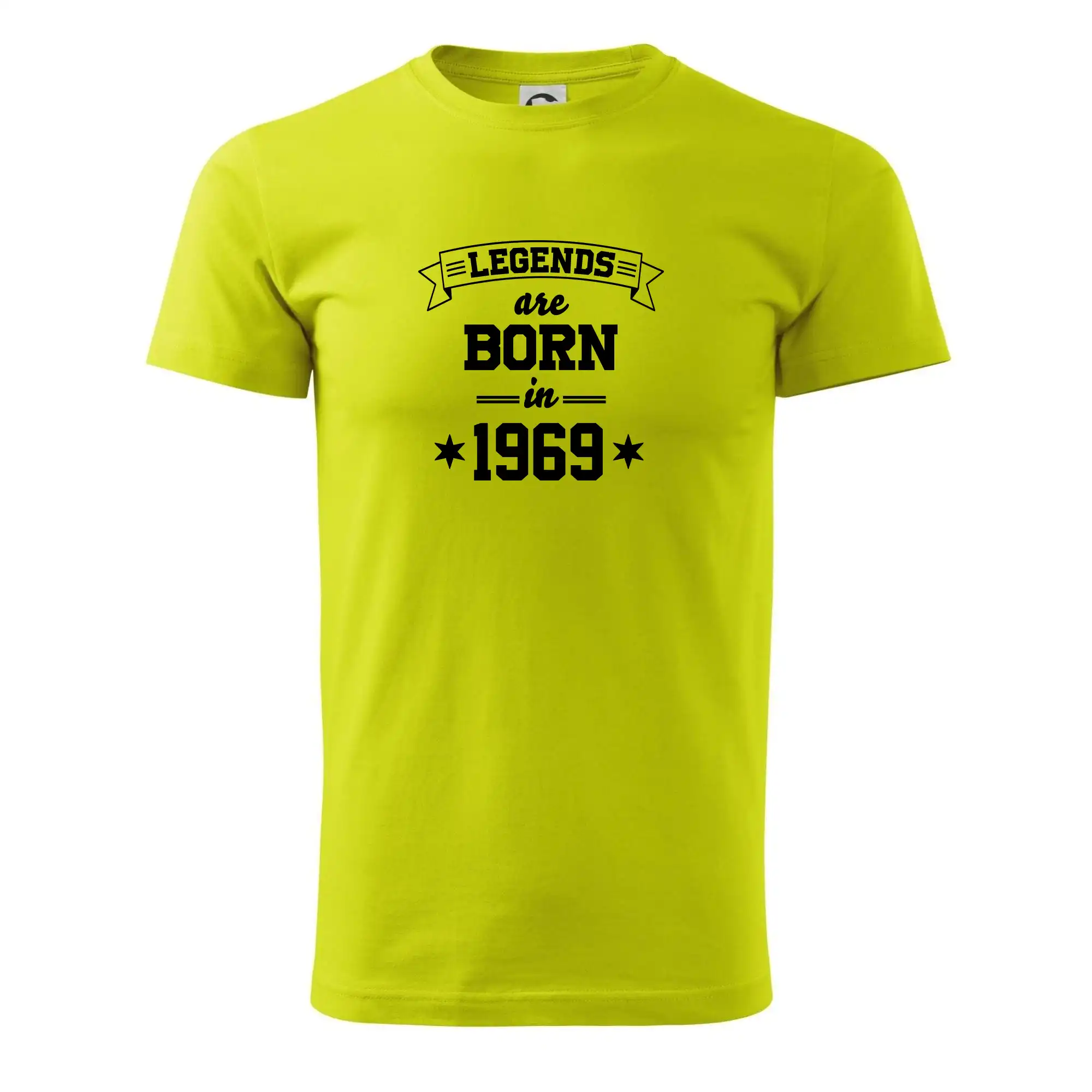 Trička s ročníkom 1969 - Legends are born in 1969 - Klasické pánske tričko vyššej gramáže
