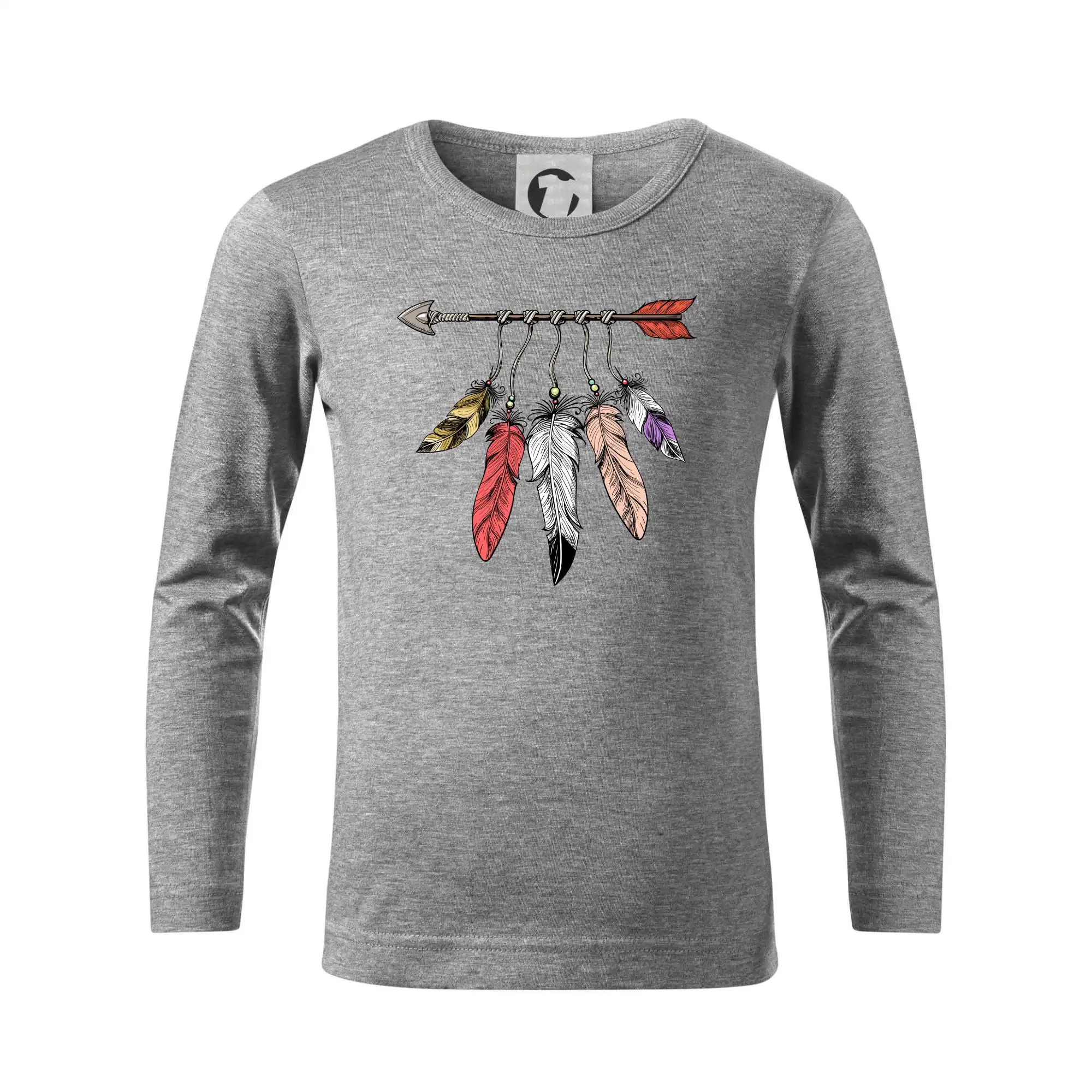 Grafické tričká - Indiánsky šíp - Tričko detské Long Sleeve