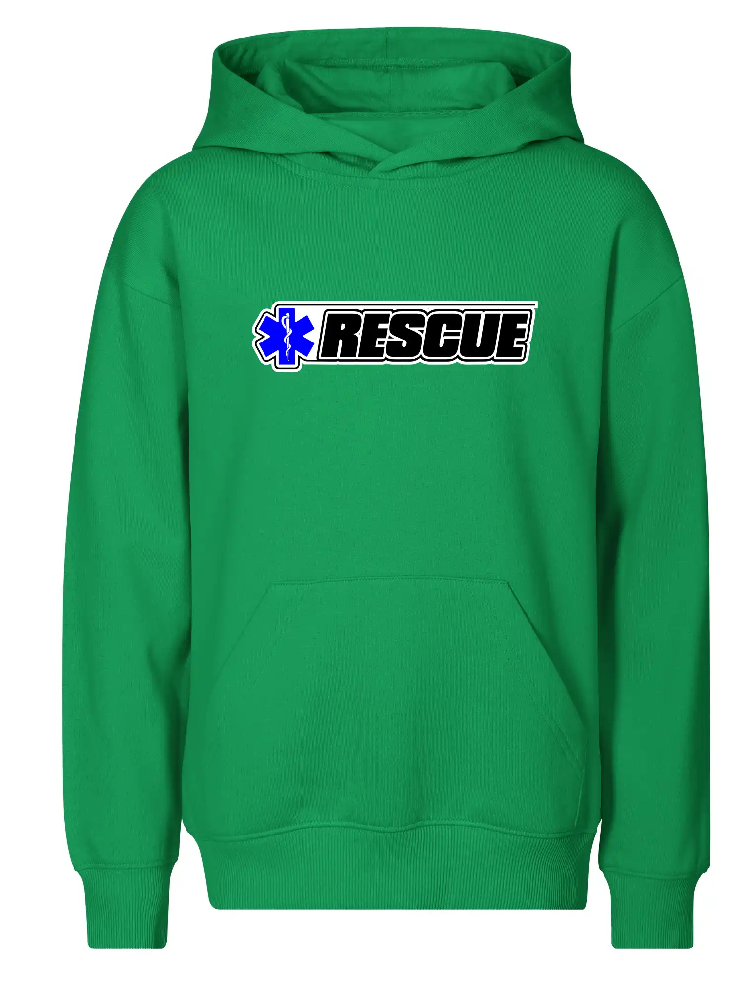 Tričká a mikiny pre záchranárov a lekárov - Kvalitné oblečenie pre zdravotníkov - Záchranár rescue kríž modrý - Detská mikina - Chill