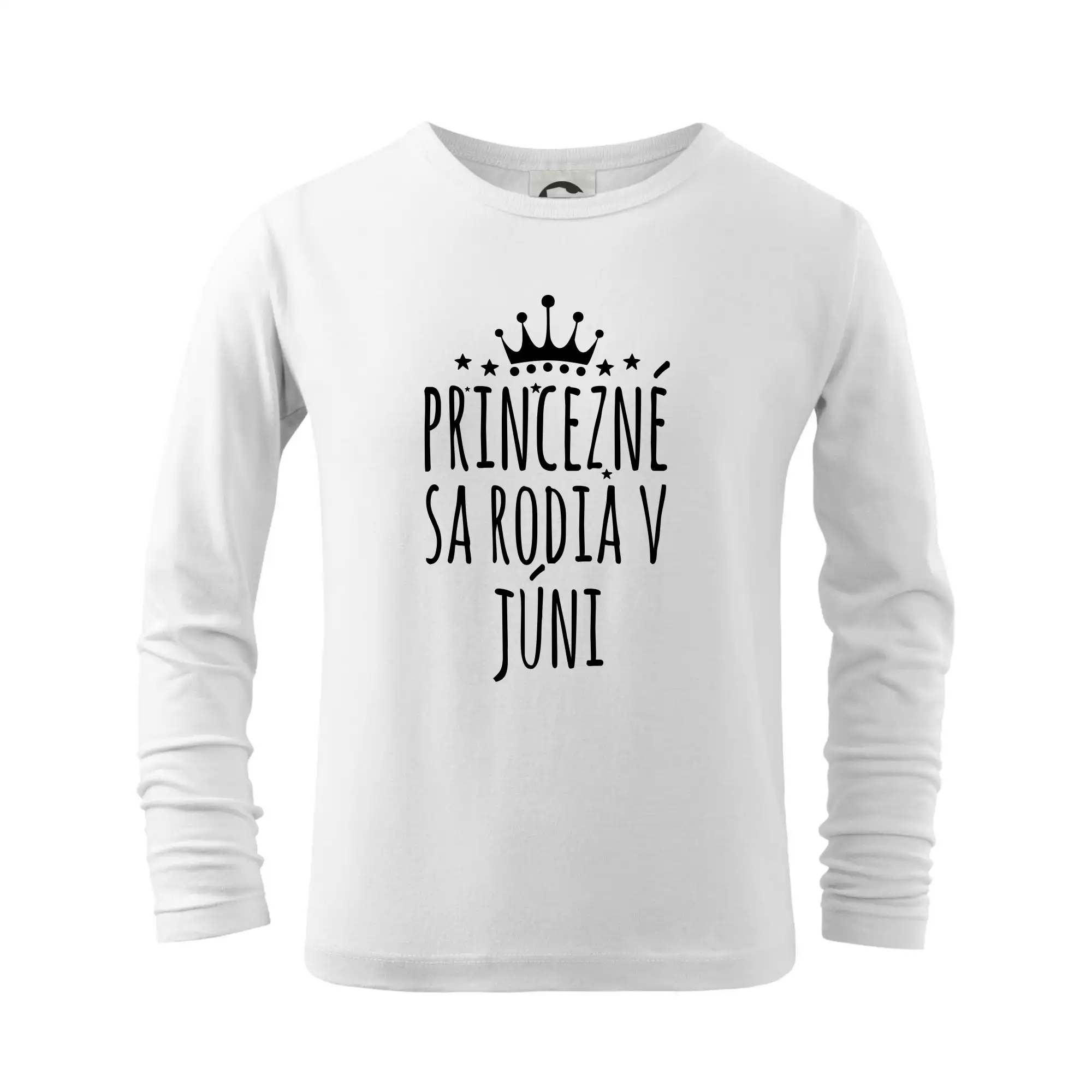 Tričká pre narodených v júni - Princezné sa rodia v júni - Tričko detské Long Sleeve