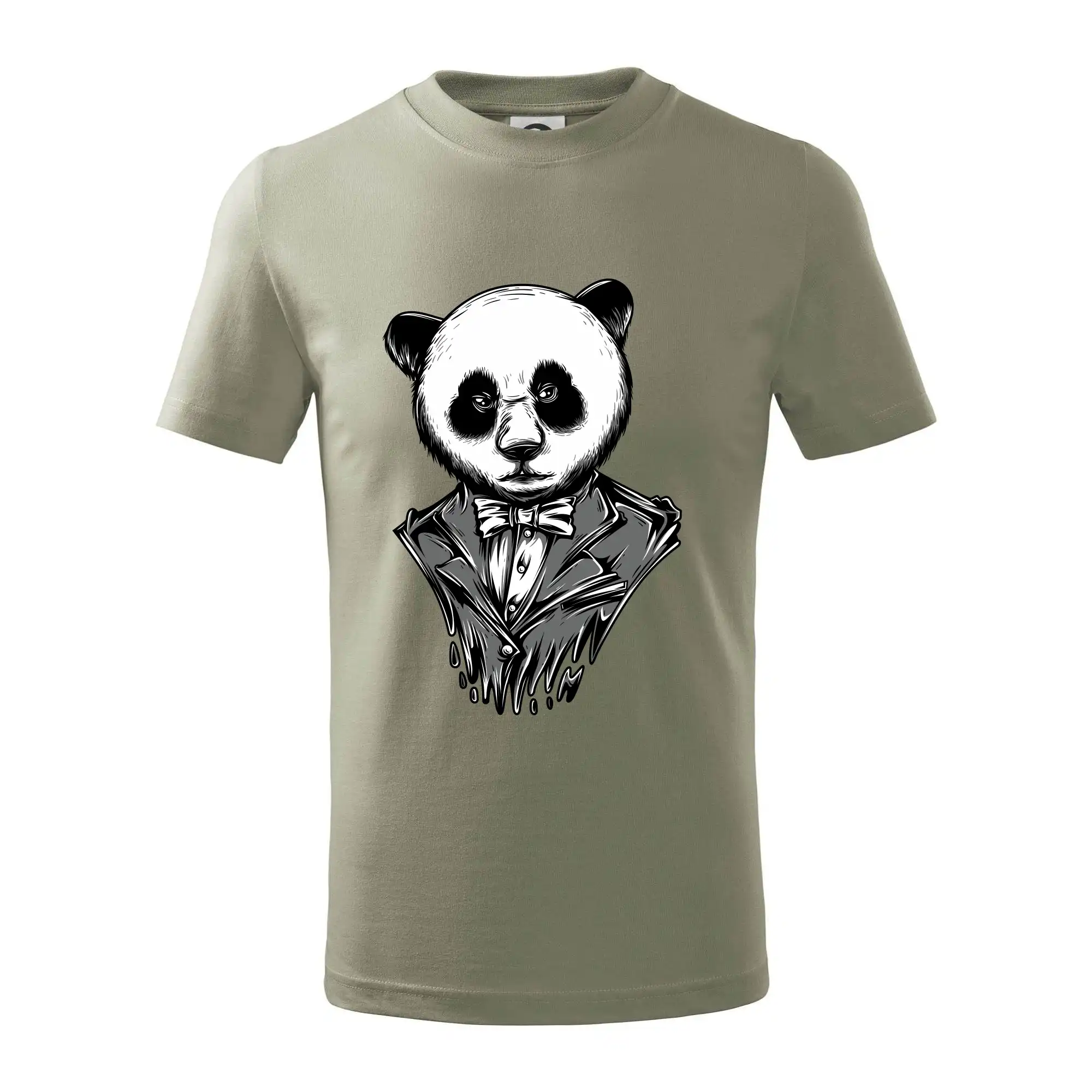 Grafické tričká - Panda gentleman - Tričko detské bavlnené