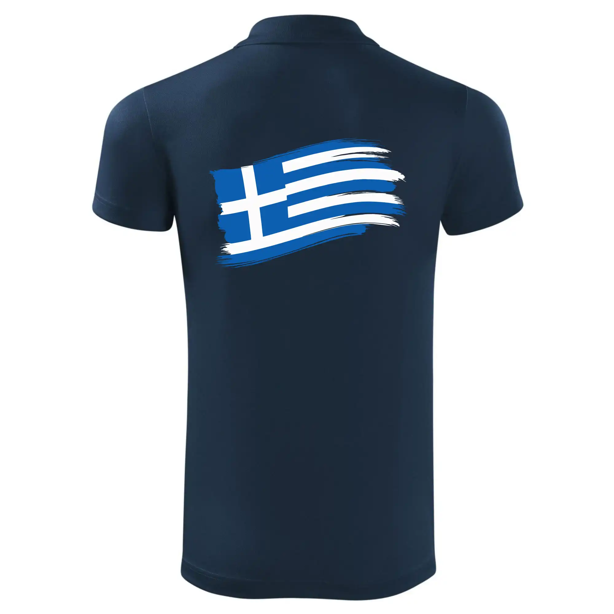 Řecko vlajka - štětkou