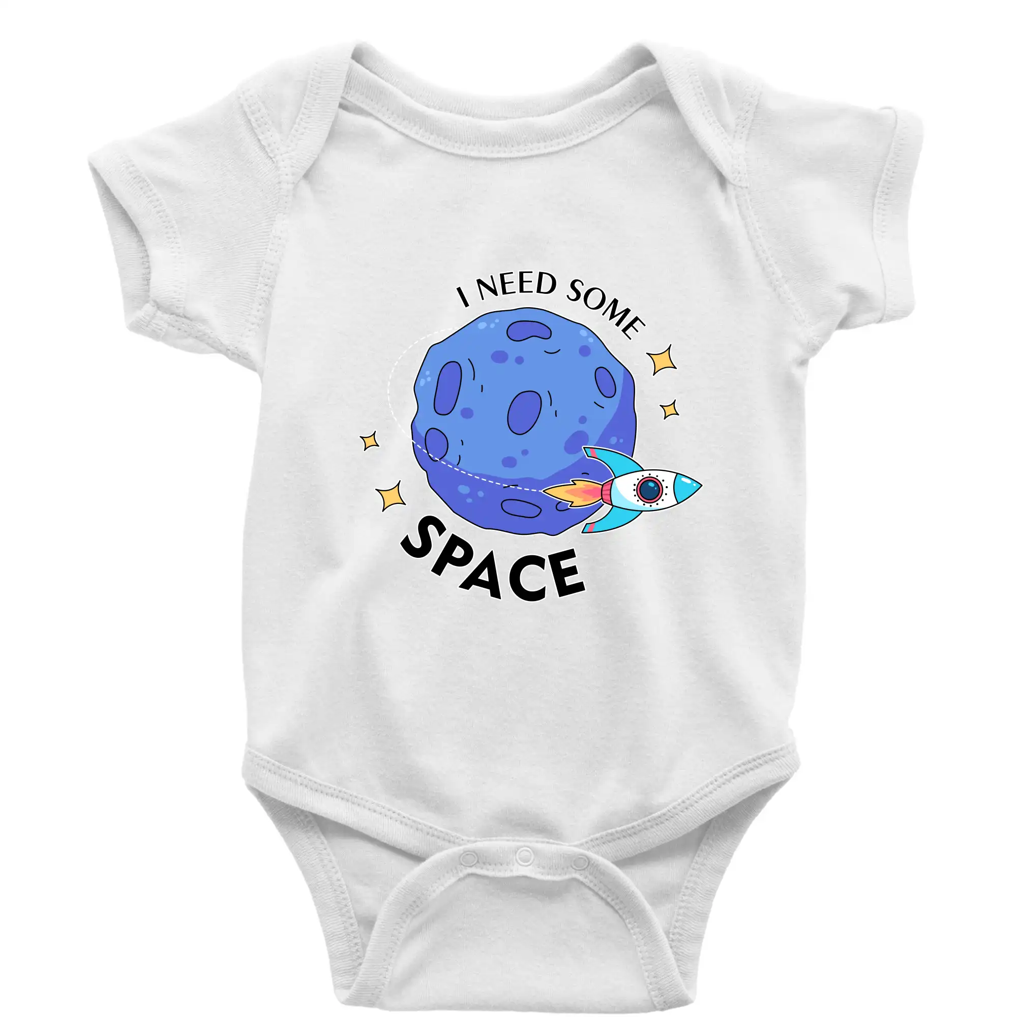 Vesmirne tričká - I need some space - Body dojčenské s krátkym rukávom