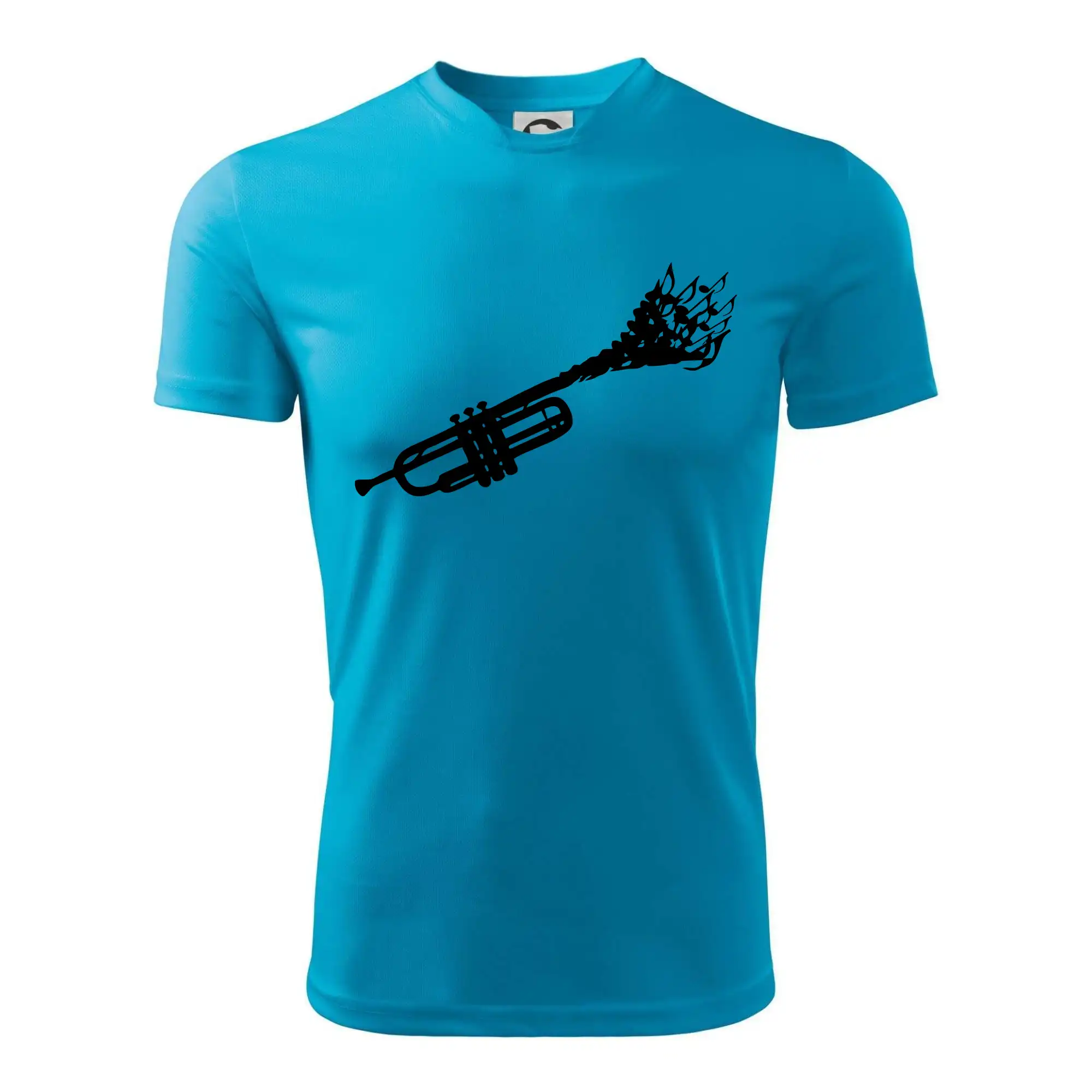 Hudobné tričká - Trubka noty - Detské tričko športové