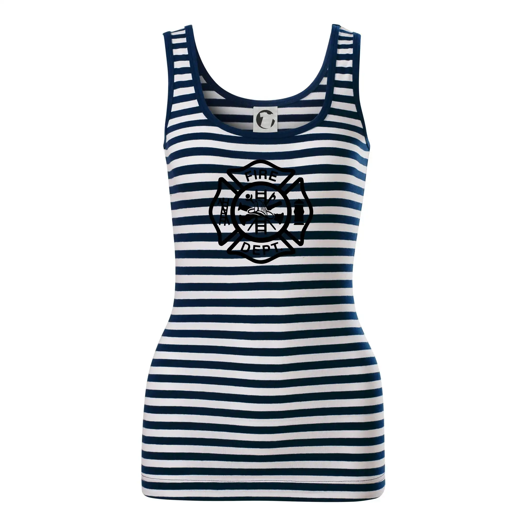 Originálne tričká pre hasičov - Fire dept. logo - Sailor tielko na vodu