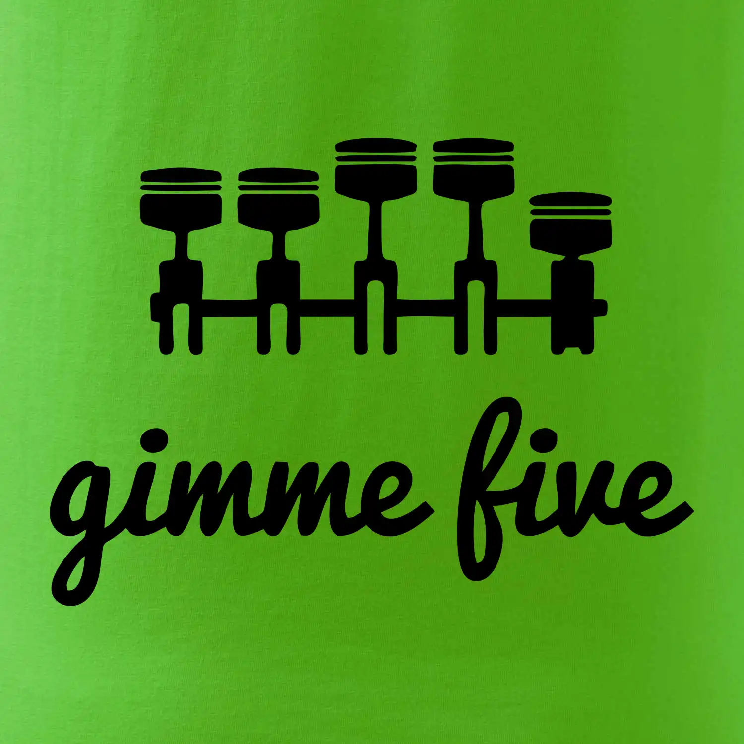 Gimme five - dej mě pět - pětiválec