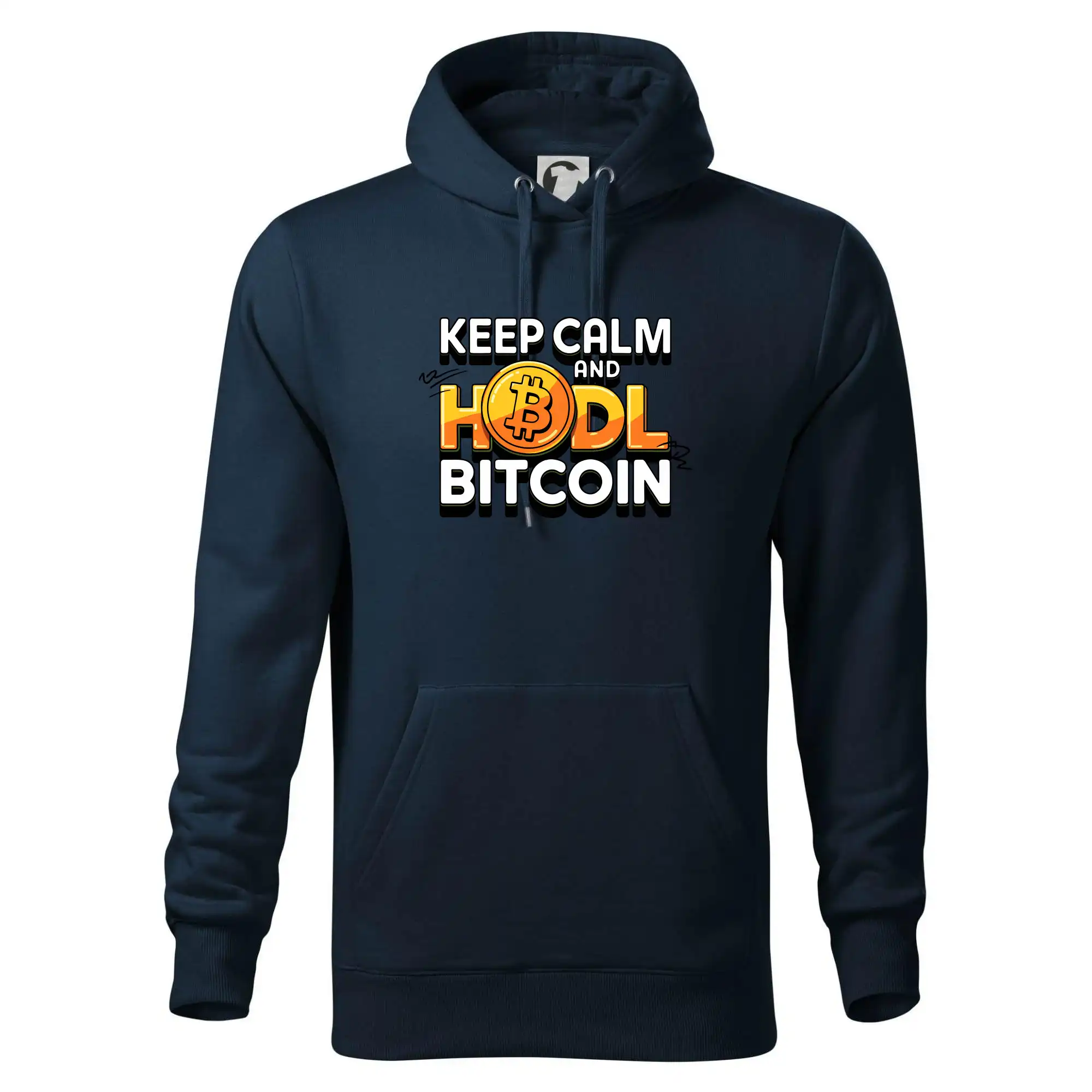 3D nápis Keep Calm and HODL Bitcoin