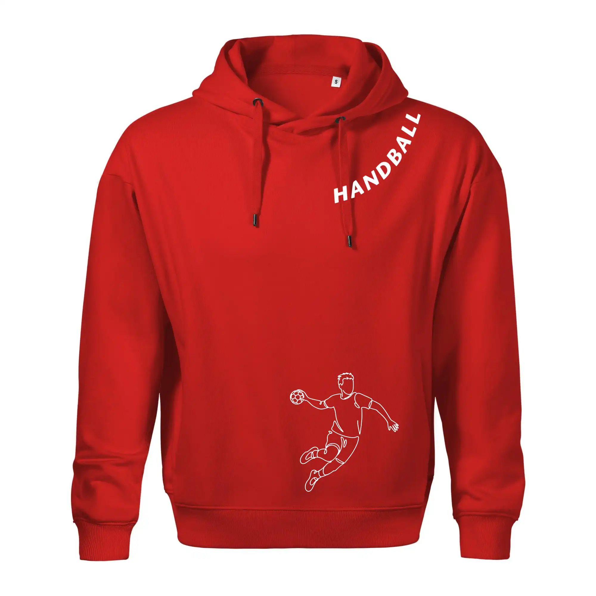 Handball nápis šikmo