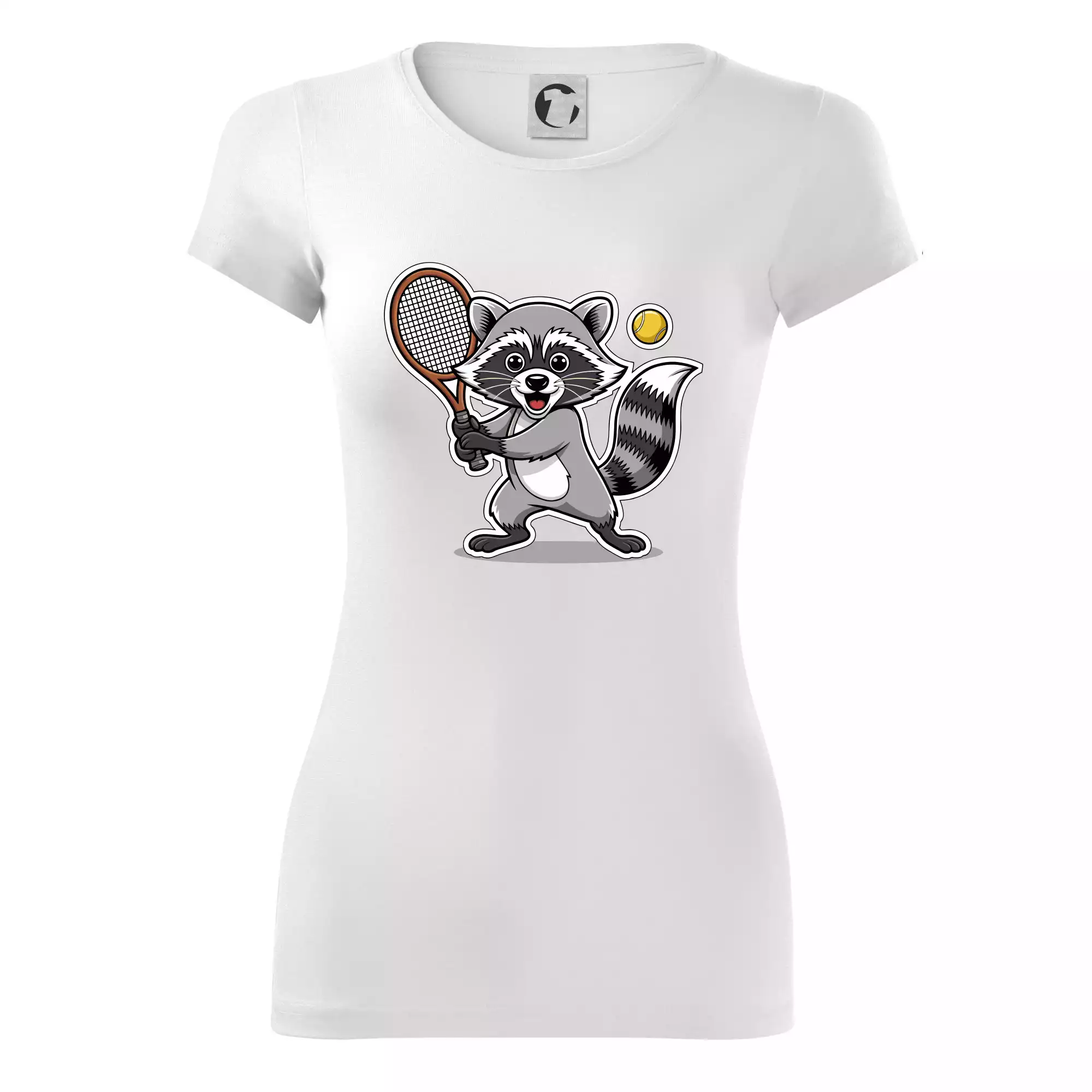 Mýval hraje tenis kreslený