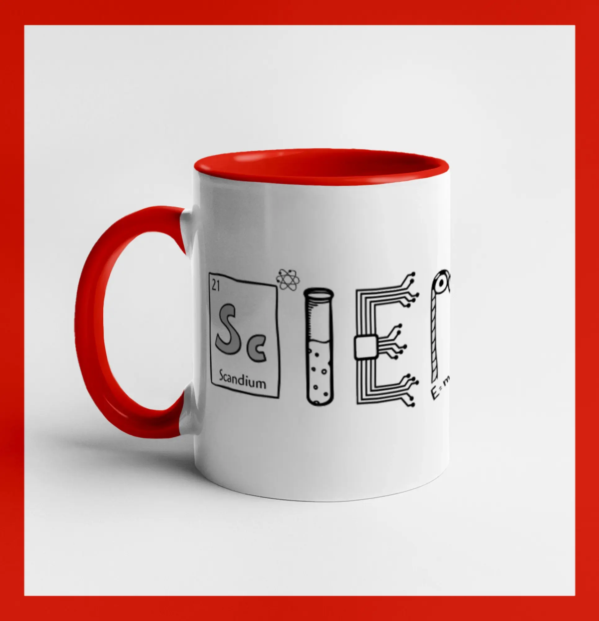 Science věda nápis