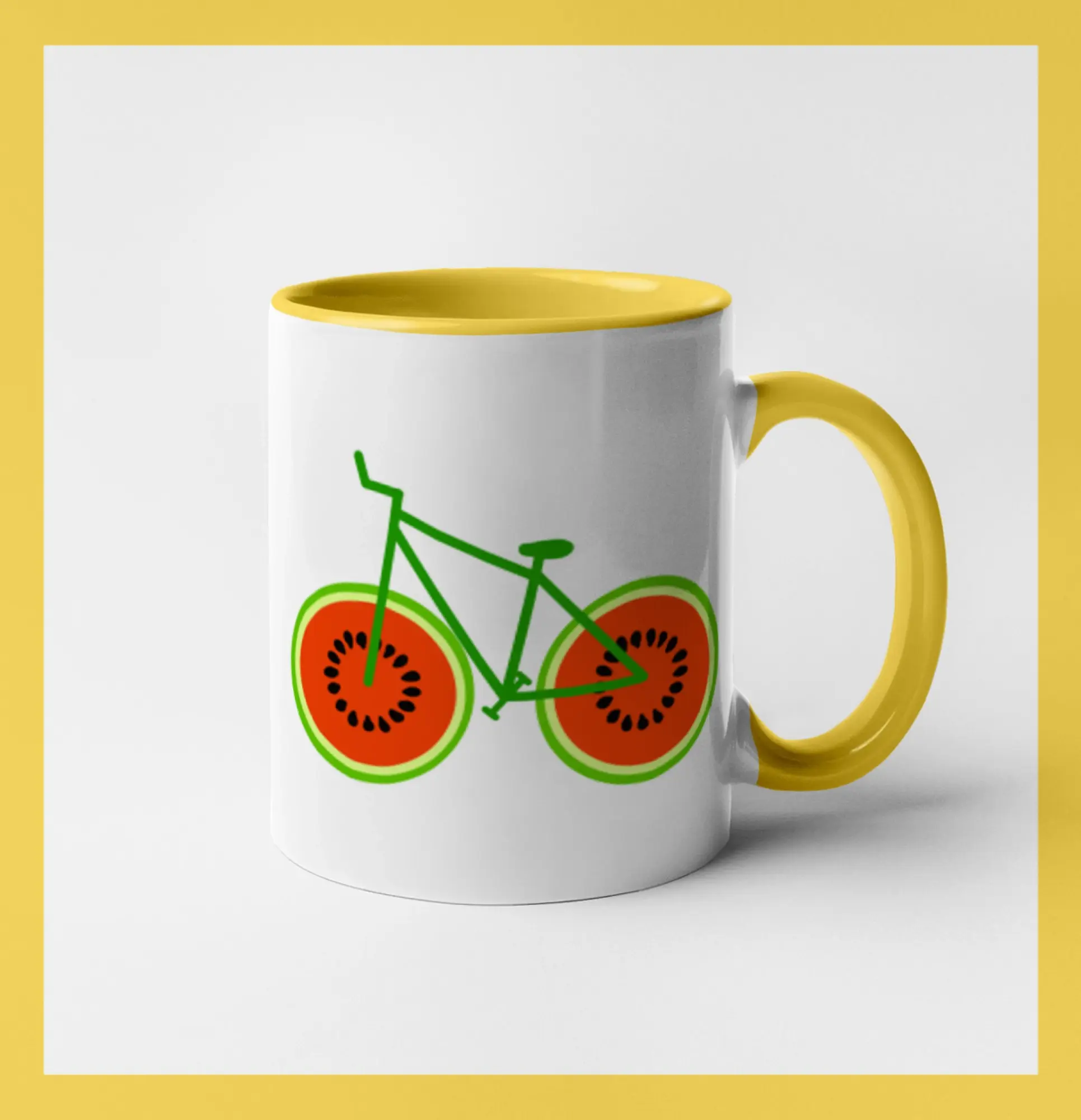 Tričko ako darček pre cyklistu - Kolo meloun (Moňas) - Hrnček 