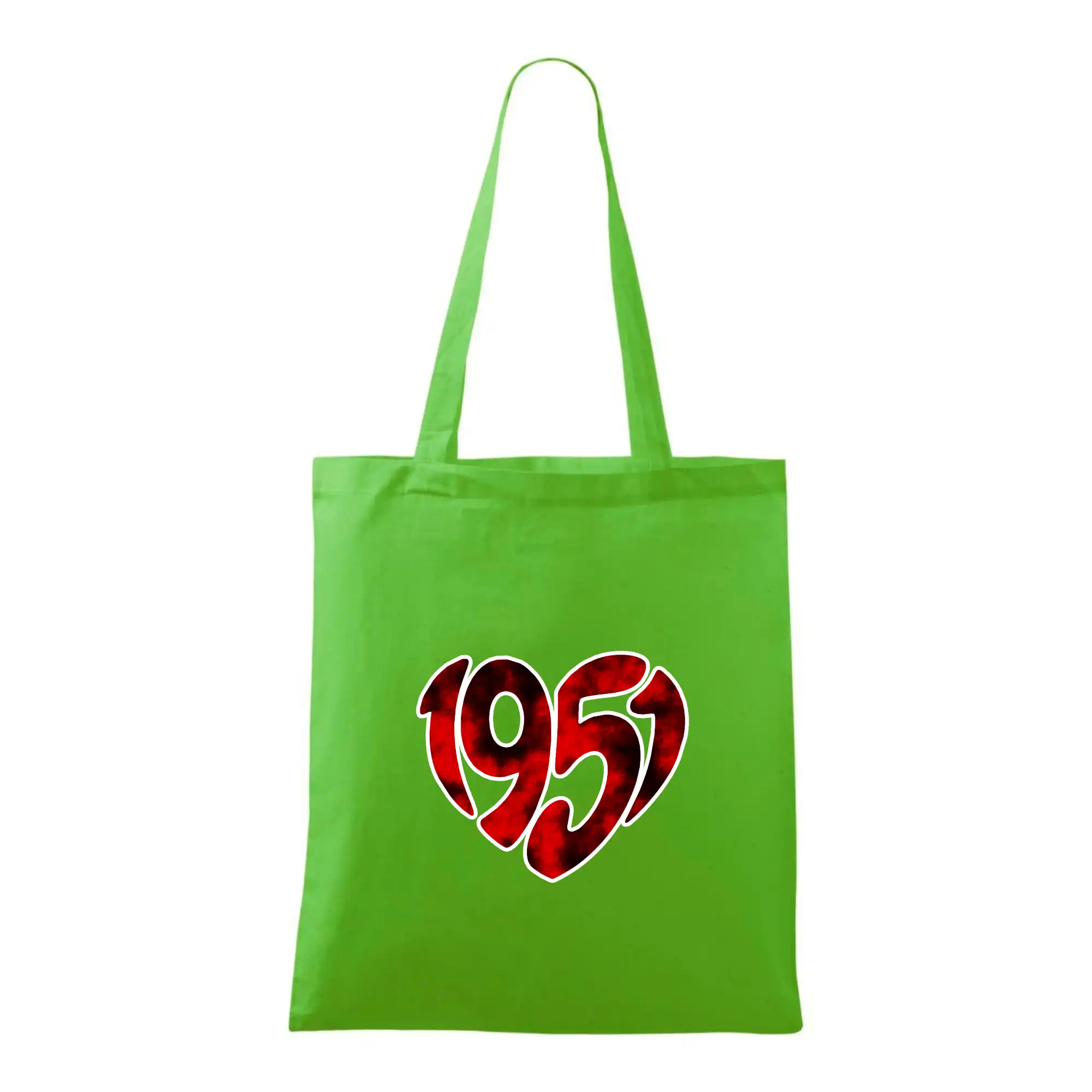 Trička s ročníkom 1951 - 1951 v srdci - Taška bavlnená