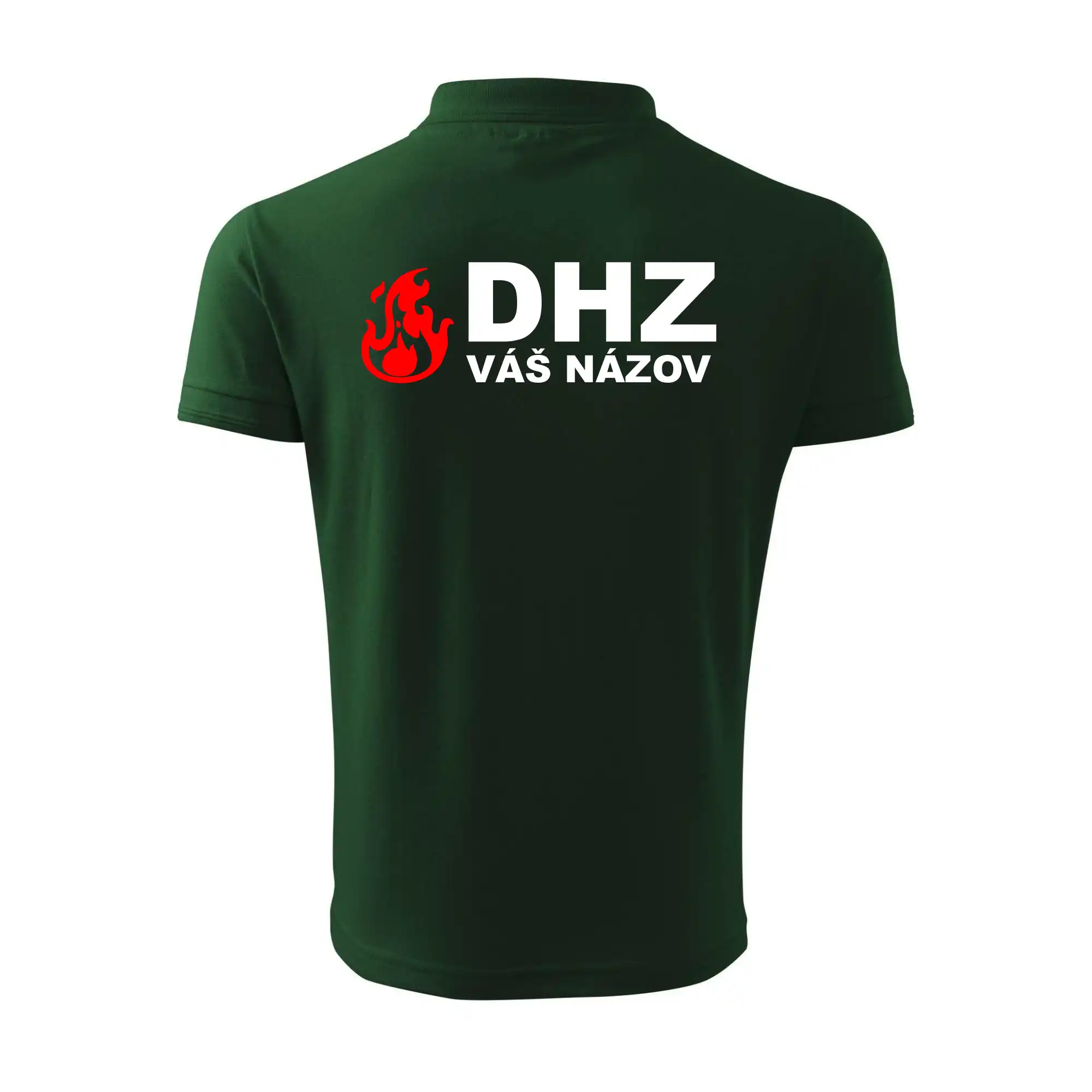 DHZ (oheň, firesport, názov sboru - vlastný nápis)