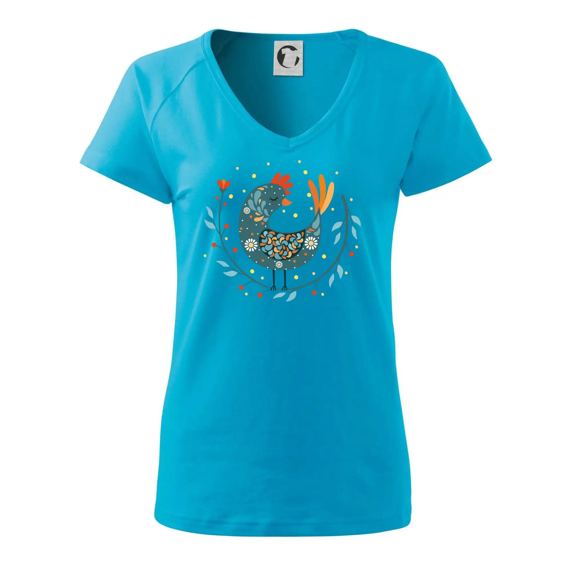 Folklor - slepice s kopretinou