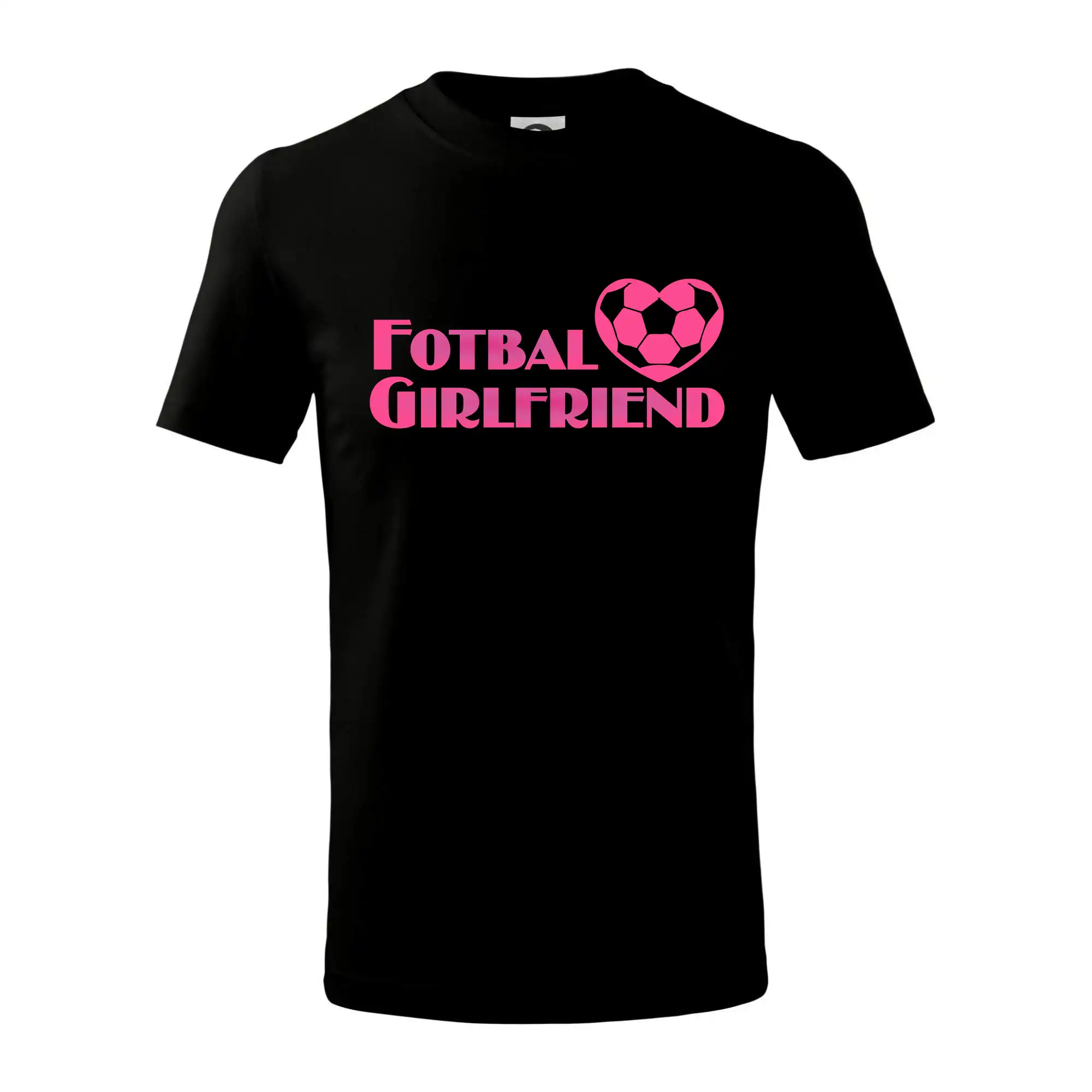 Tričká pre futbalistov - Fotbal girlfriend - Tričko detské bavlnené
