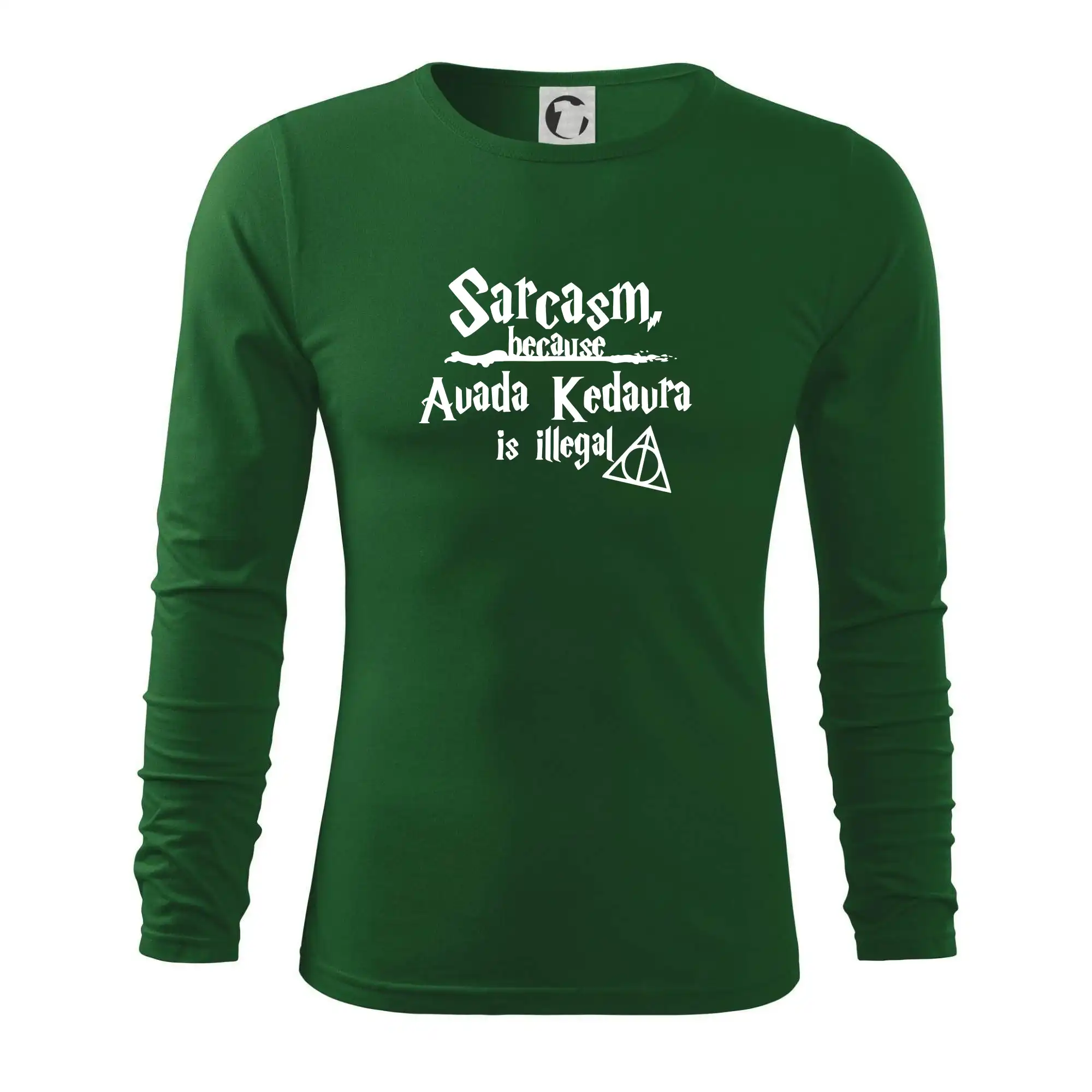 Harry - Sarcasm, because Avada Kedavra is illegal