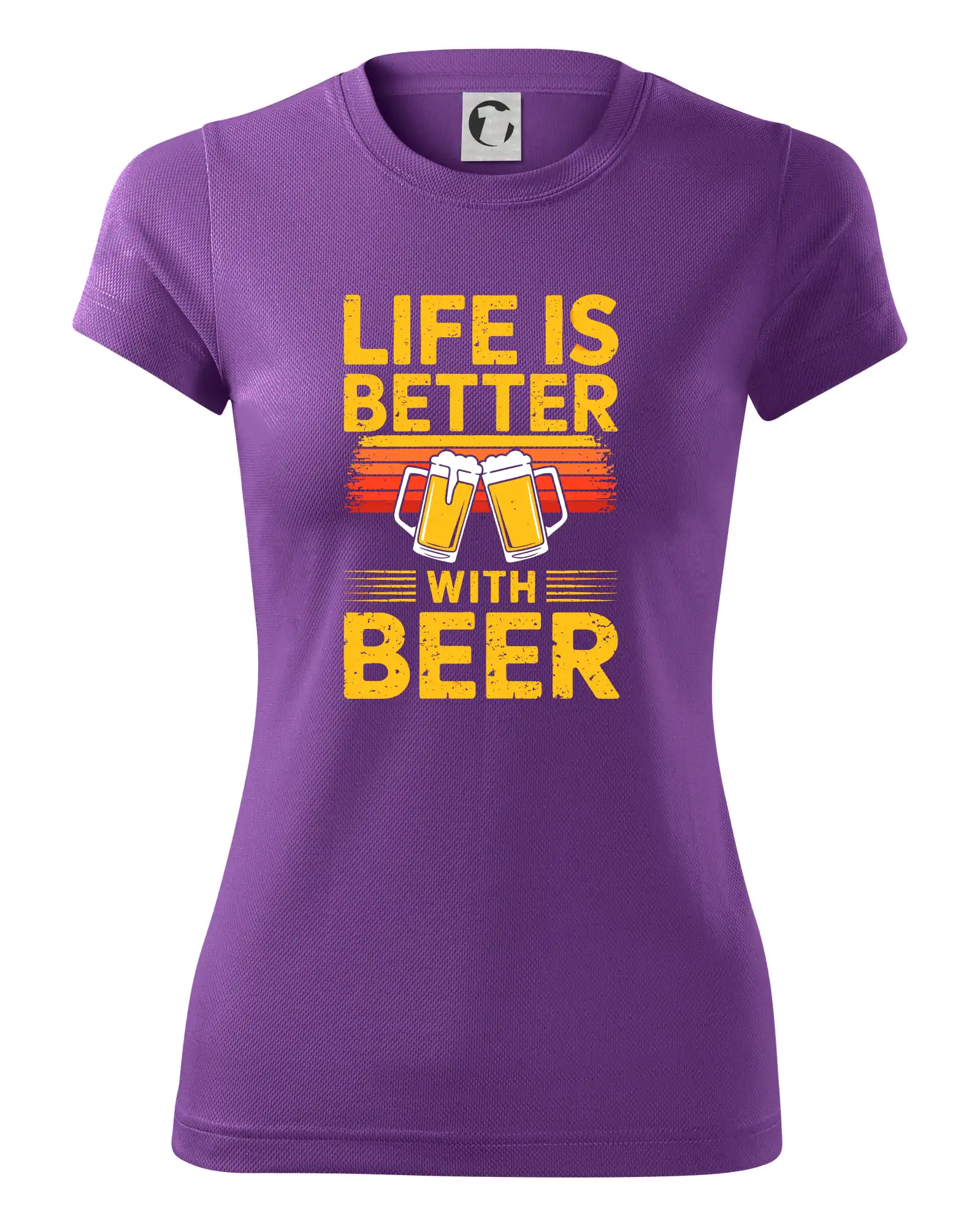Life is better with beer - oranžové