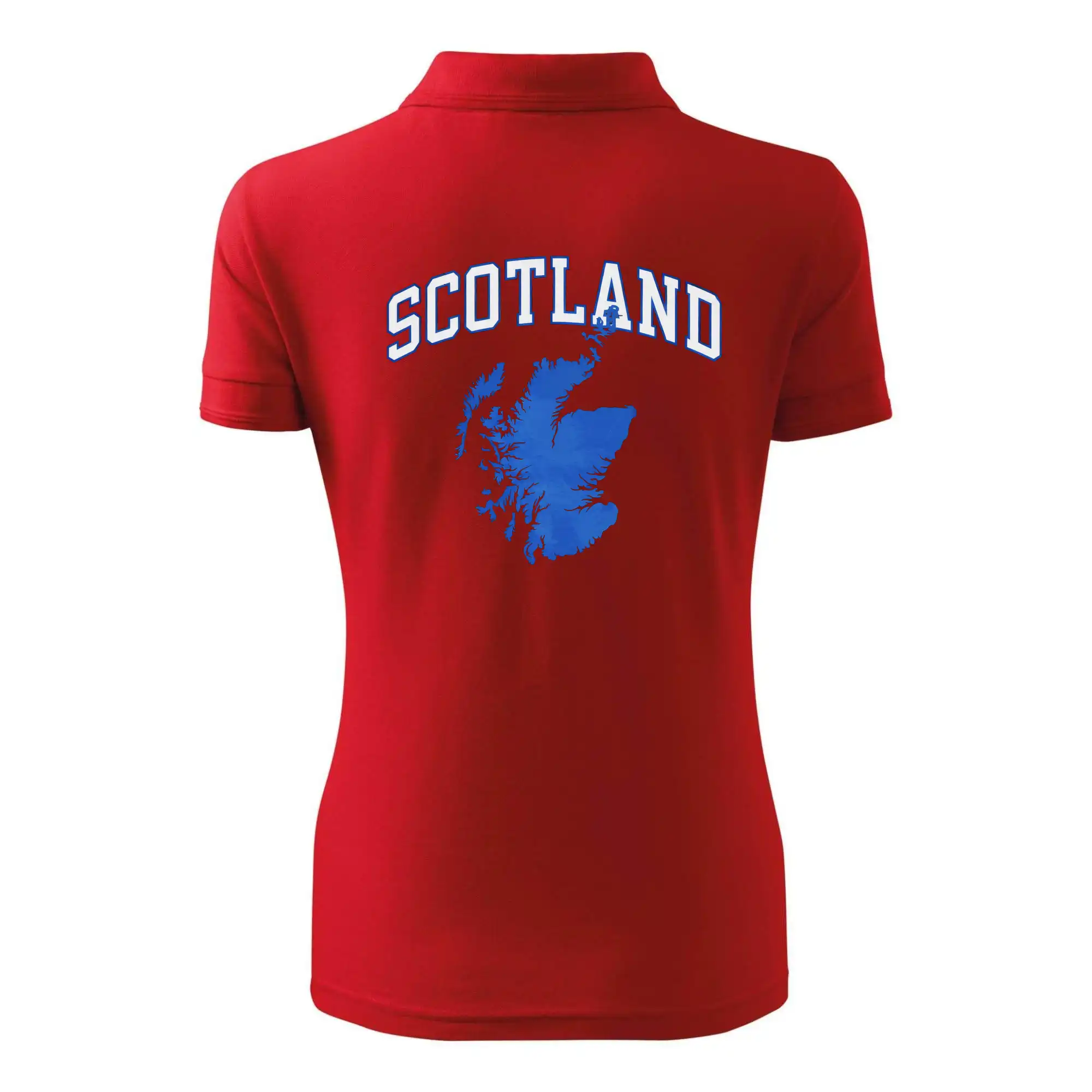 Scotland nápis s mapou