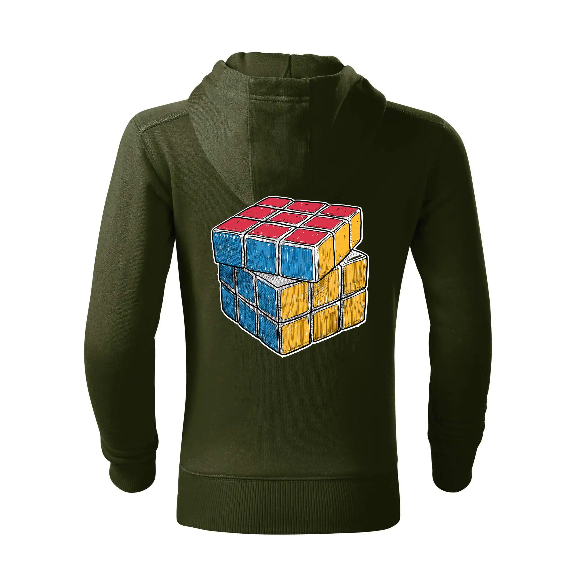 Rubikova kostka kreslená