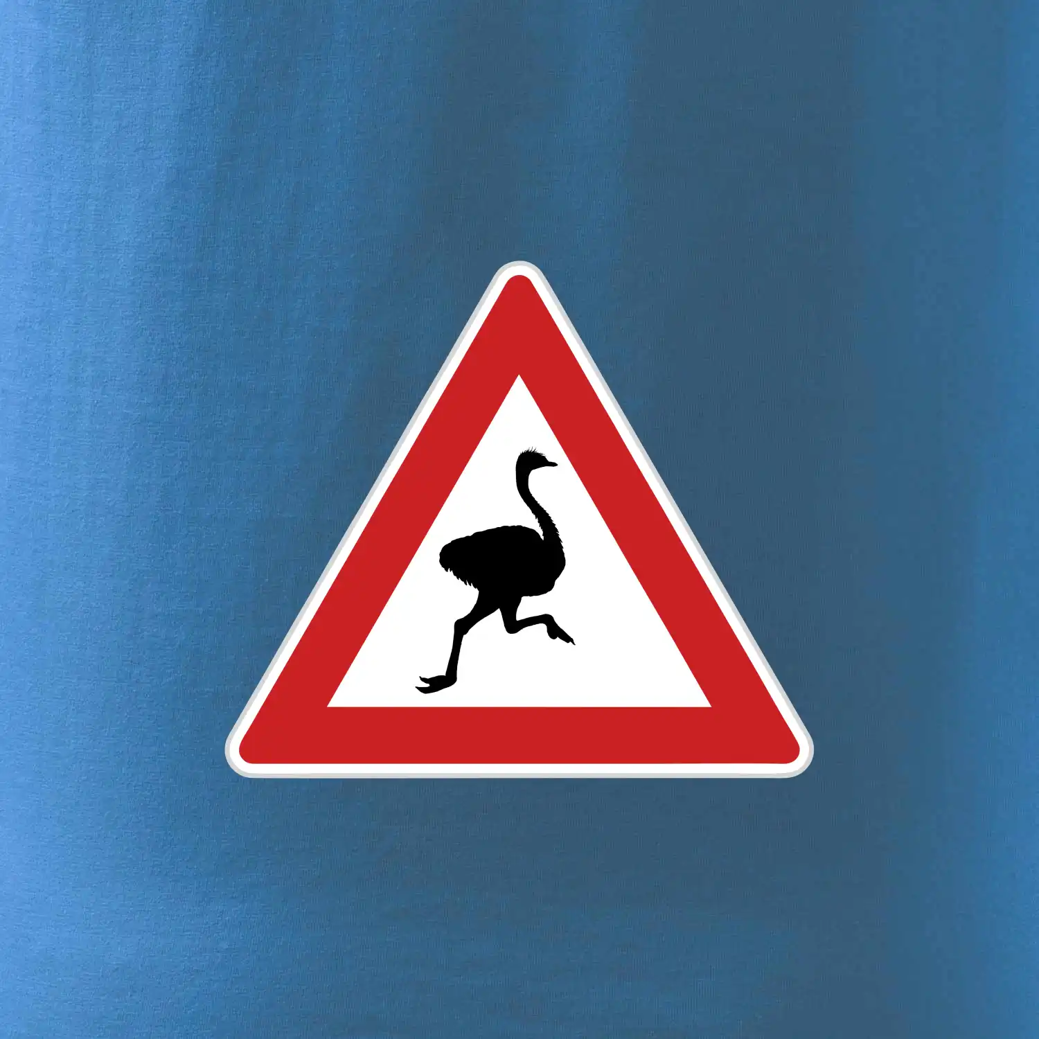 Dopravní značka - Pozor pštros