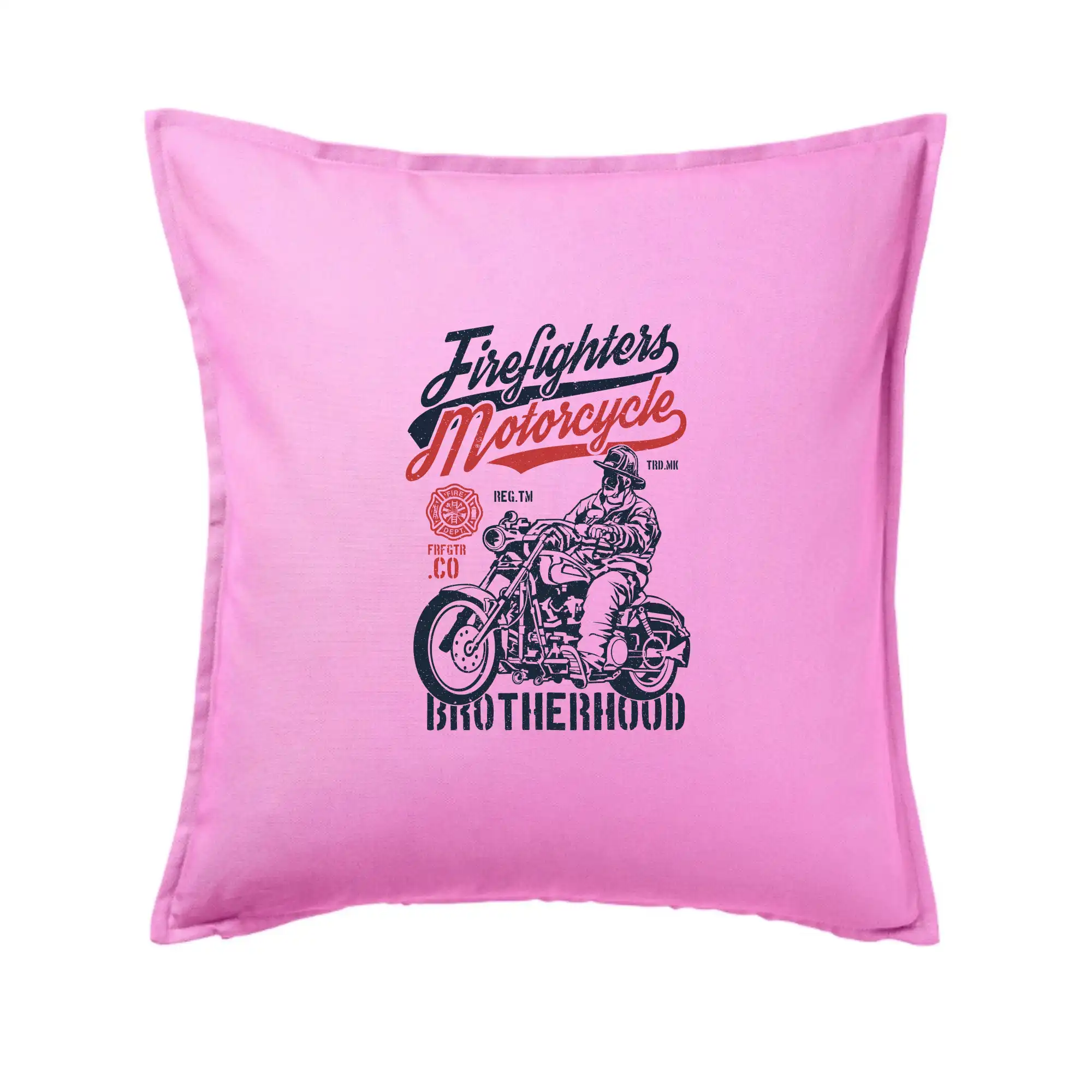 Originálne tričká pre hasičov - Firefighters Motorcycle - Vankúš 50x50