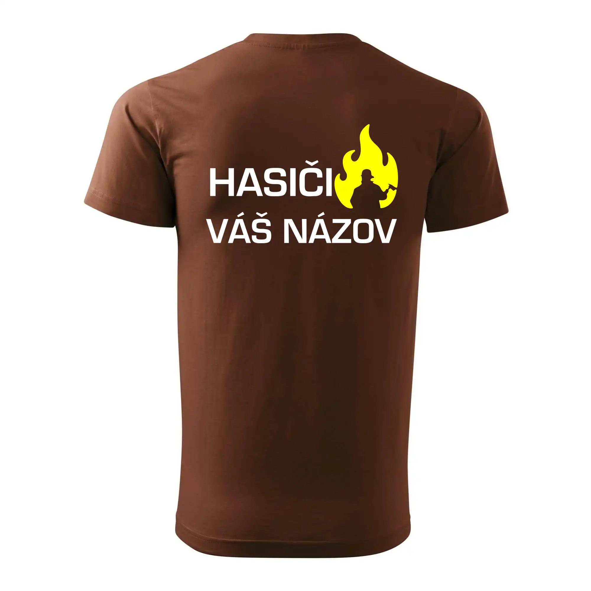 Hasiči - Váš názov - FLUO + Reflexná potlač