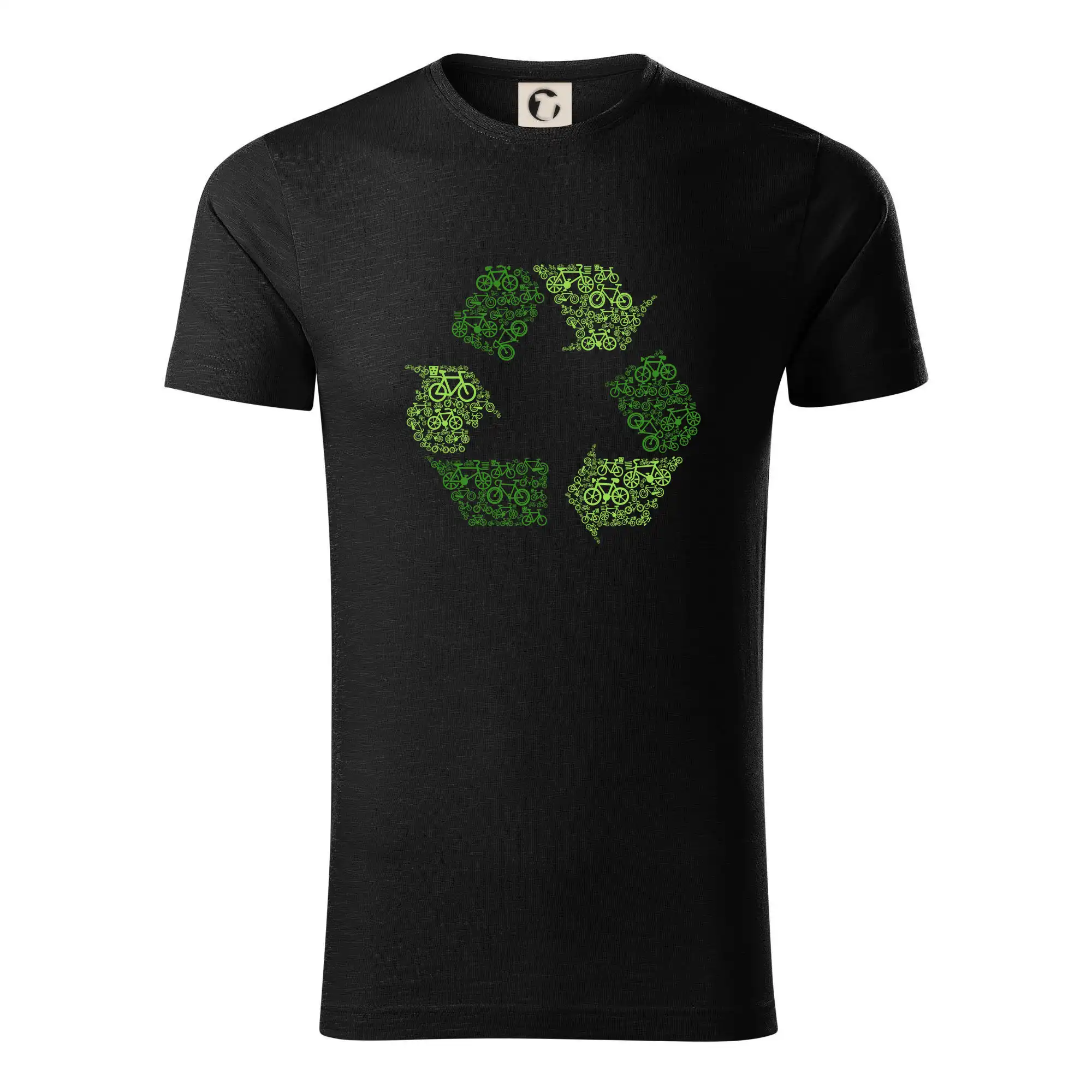 Životný štýl - Recycling symbol icons - Tričko z organickej bavlny