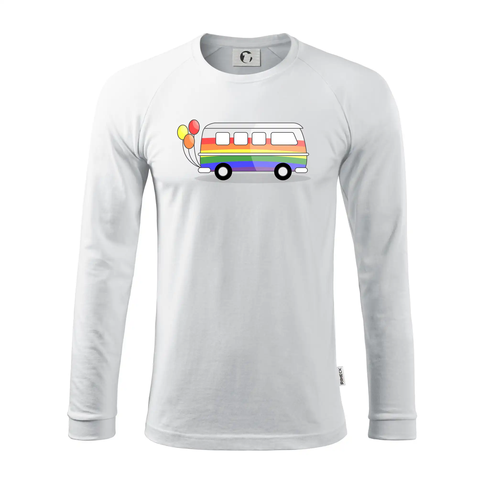 Tričká pre LGBT a Queer komunitu - LGBT busík - Pánske tričko s dlhým rukávom LS130