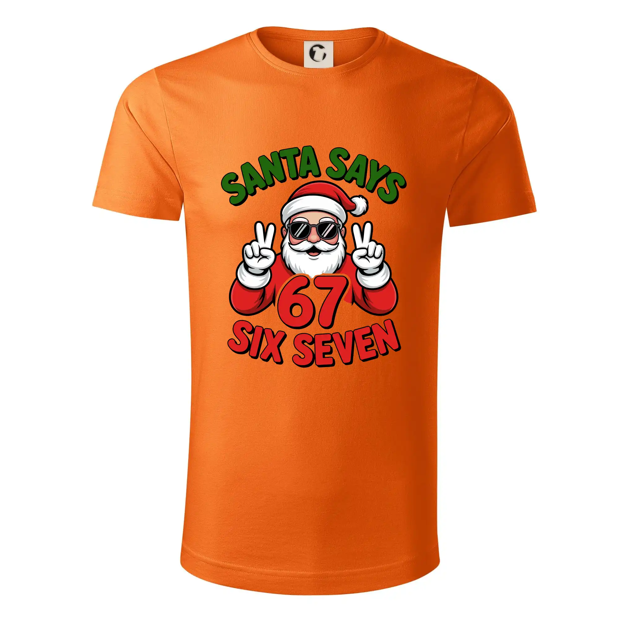 Ostatné nápisy - Santa says 67 - Tričko z organickej bavlny