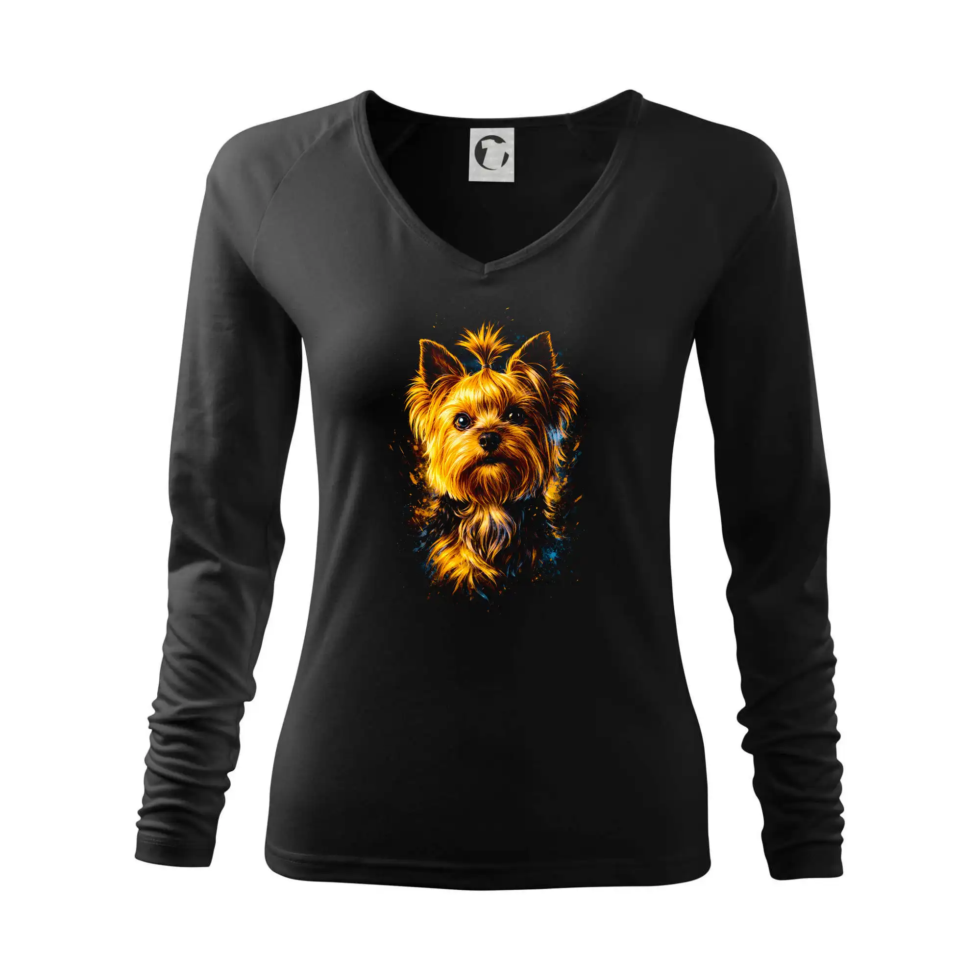 Nemecký ovčiak - Obrázok polotén Yorkšír - Tričko dámske Elegance