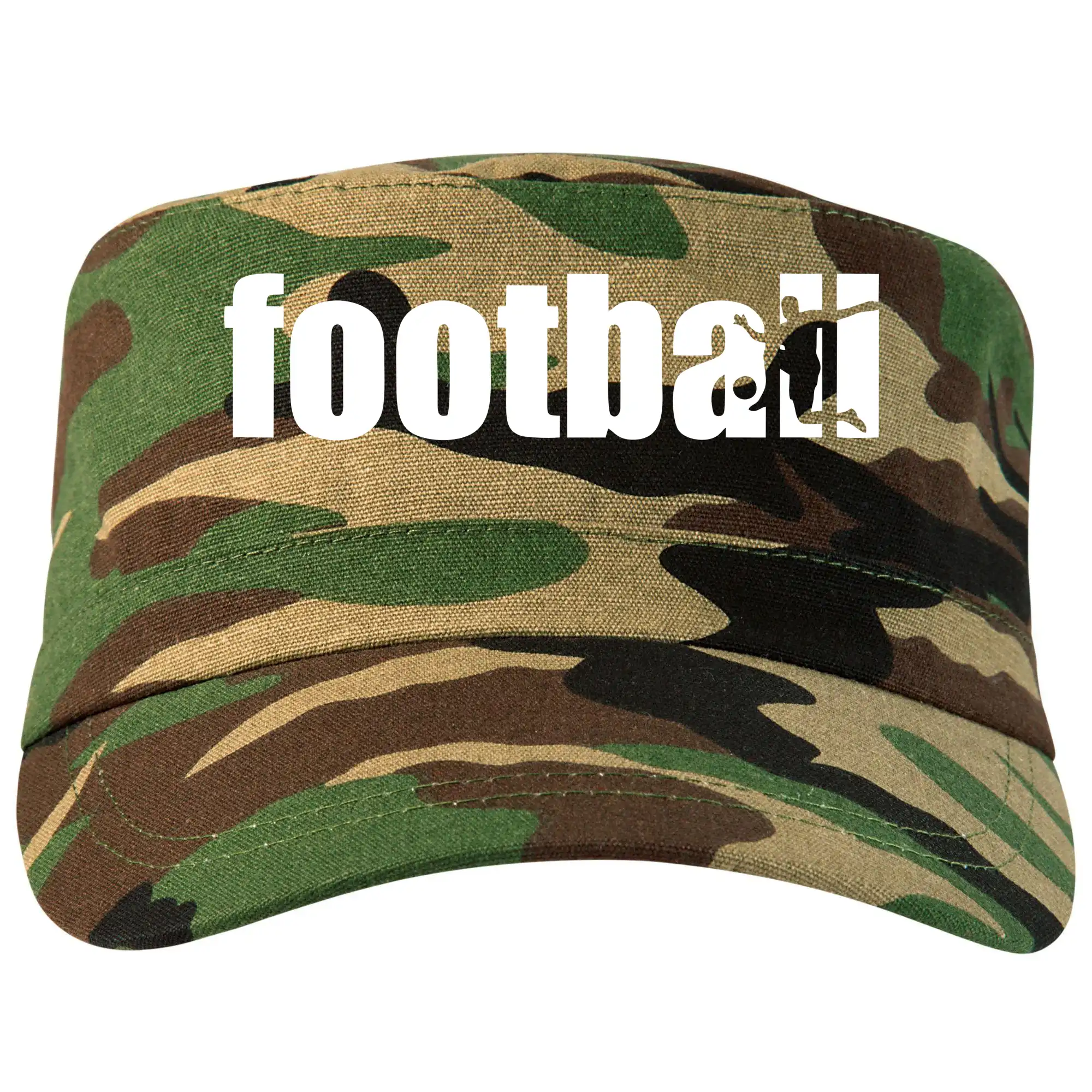 Tričká pre futbalistov - Football nápis - Šiltovka CAMO