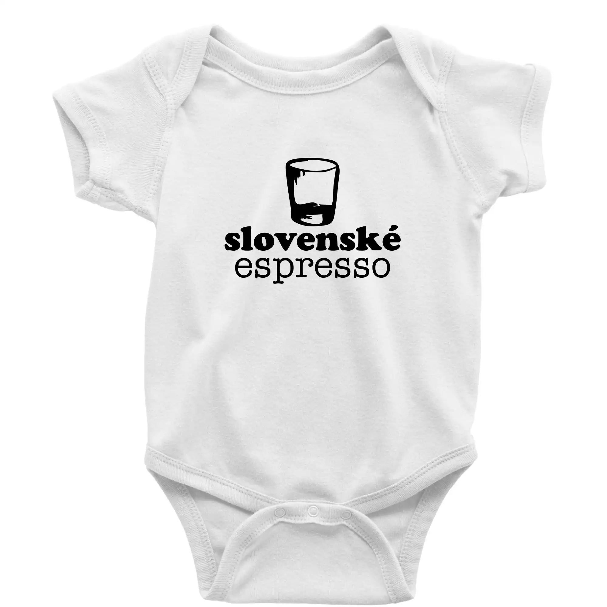 Slovenské espresso - Body dojčenské s krátkym rukávom