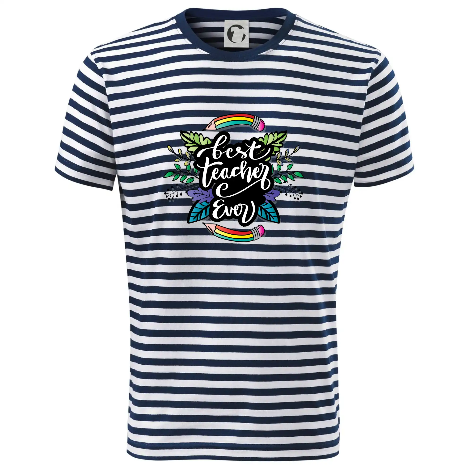 Učiteľské tričká - Farebné ceruzky best teacher ever - Tričko na vodu