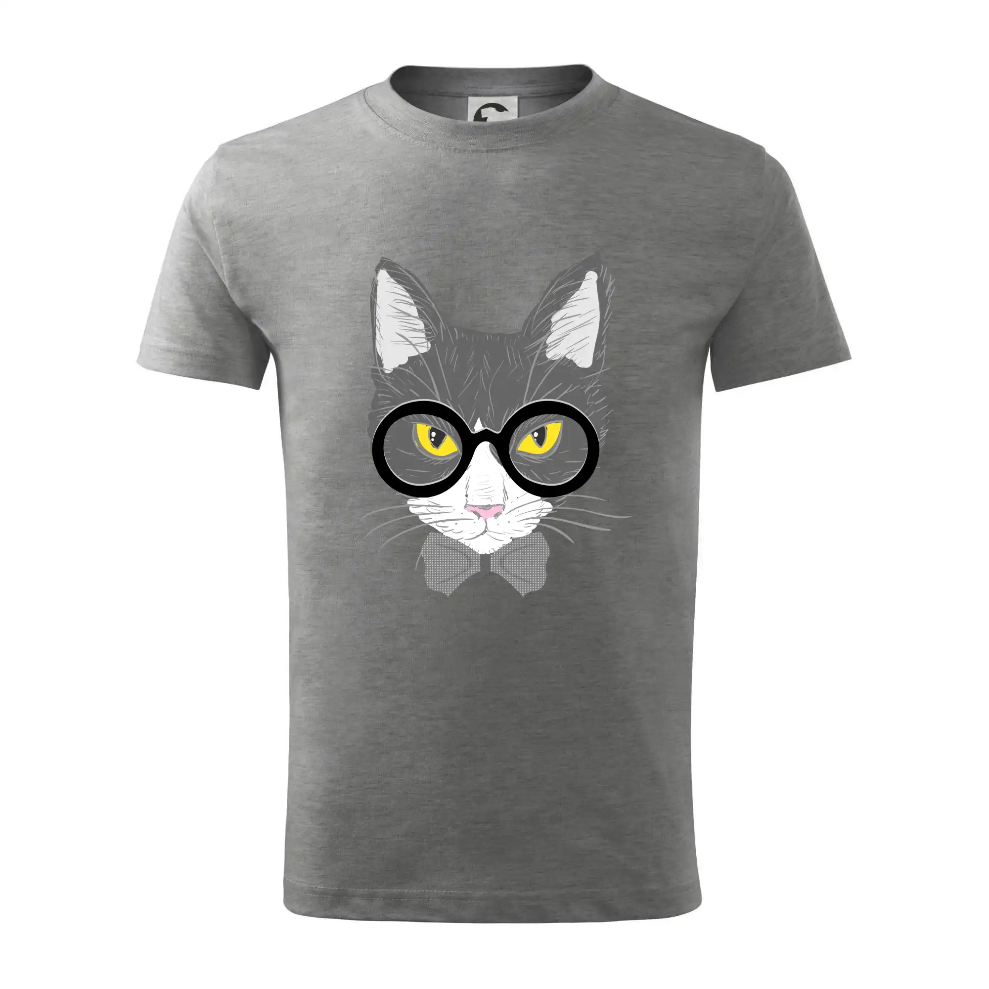 Vtipná tričká s mačkou - Hipster Mikeš - Tričko detské bavlnené
