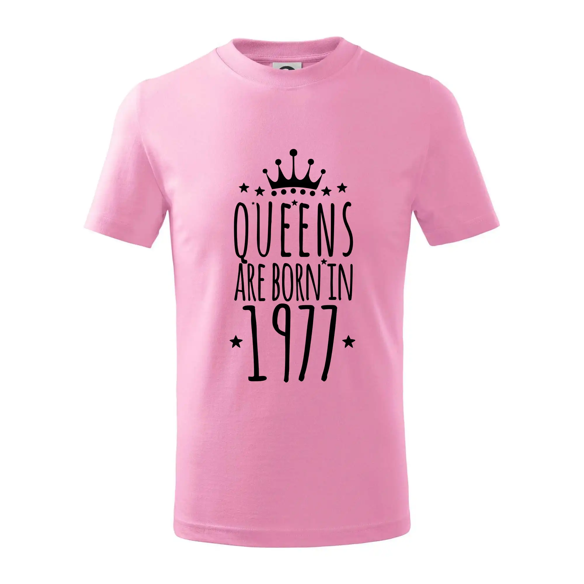 Trička s ročníkom 1977 - Queens are born in 1977 - Tričko detské bavlnené