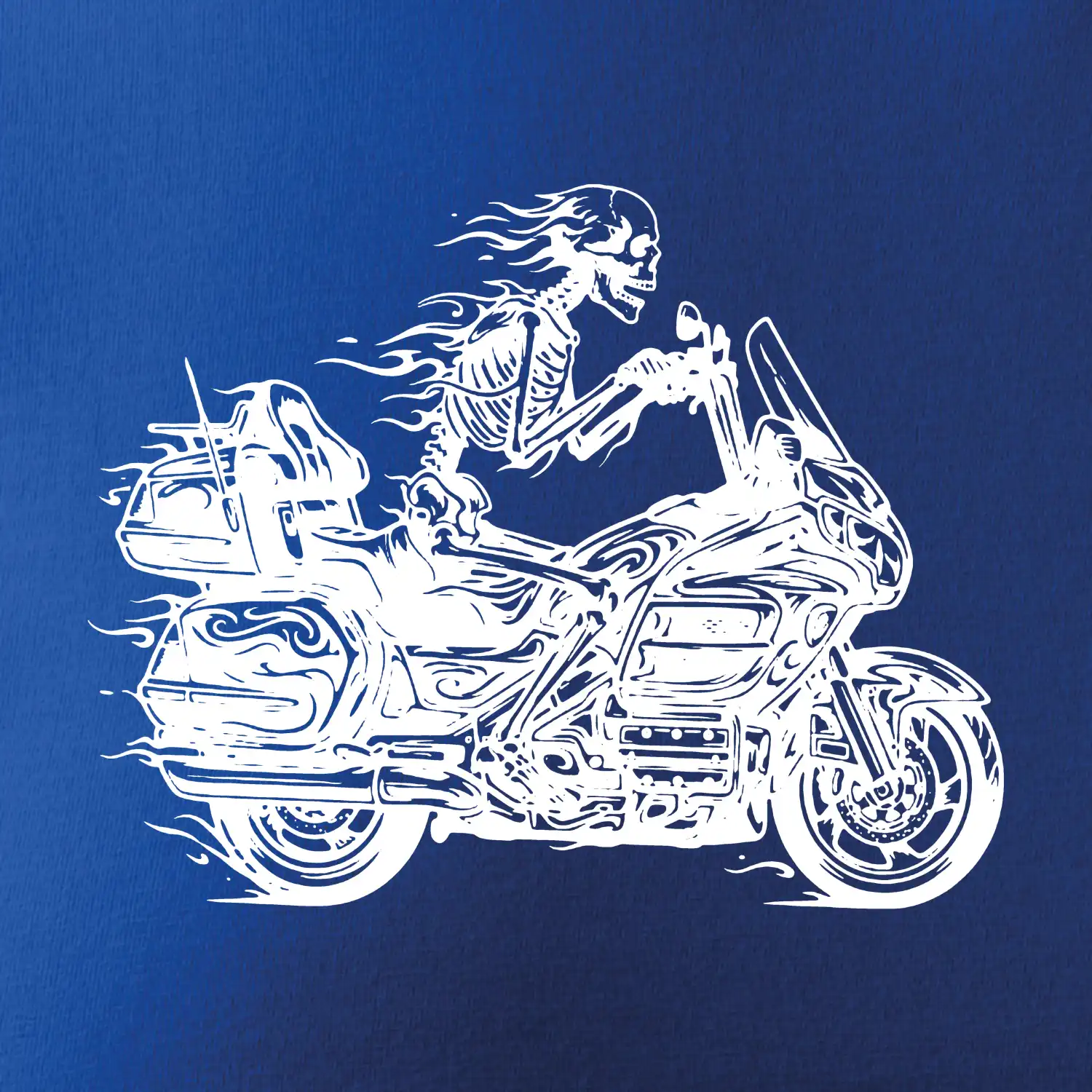 Cestovní motorka kostra