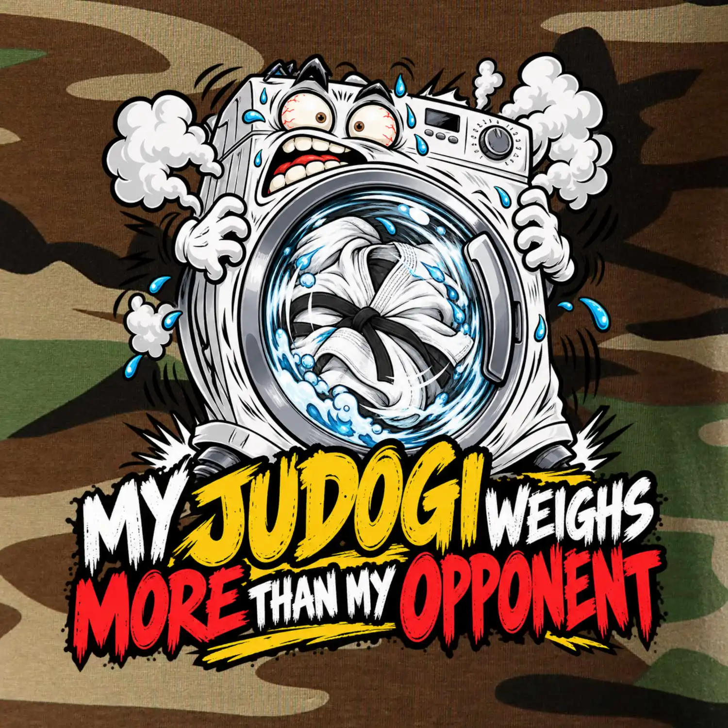 My judogi weighs more than my opponent