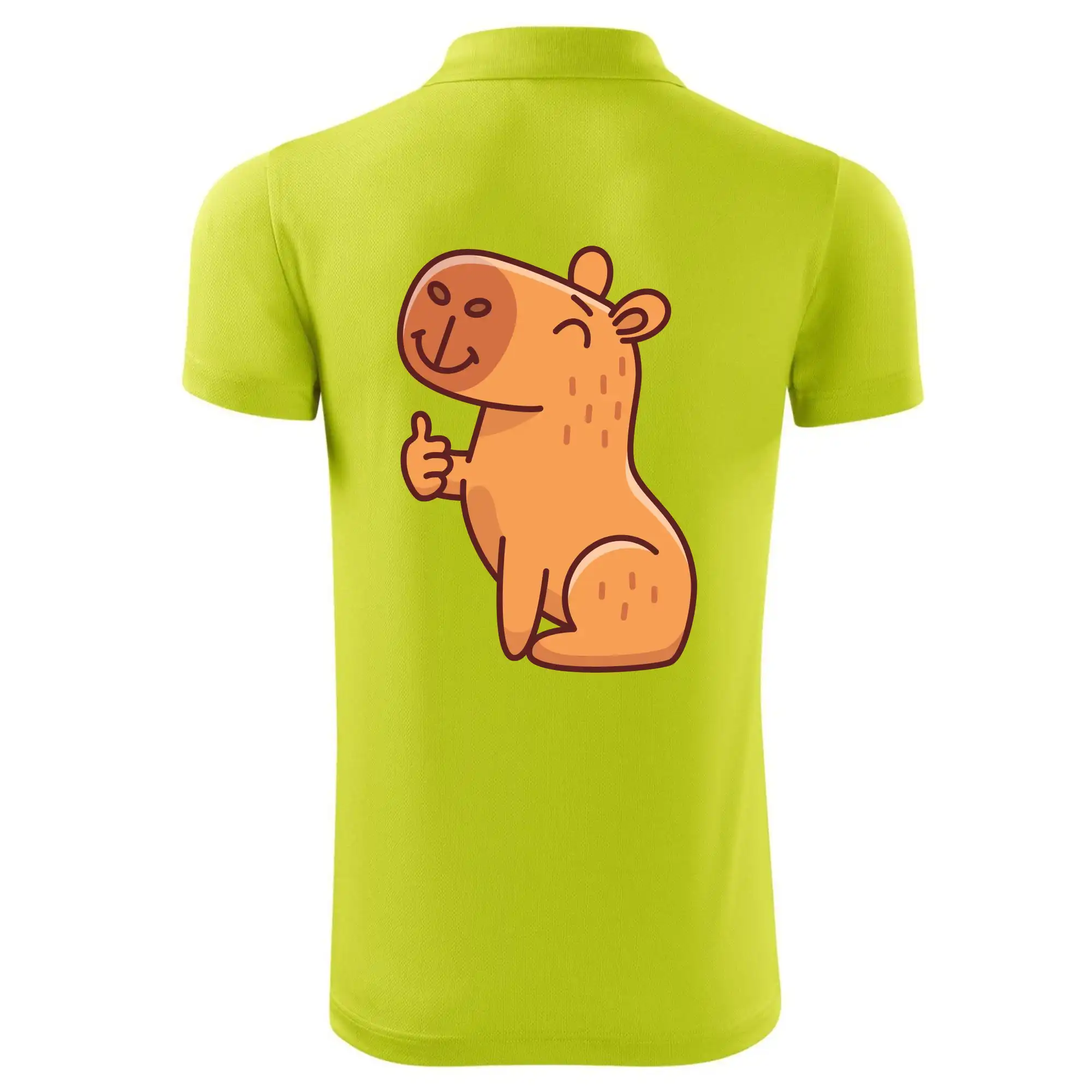 Kapybara s palcem nahoru