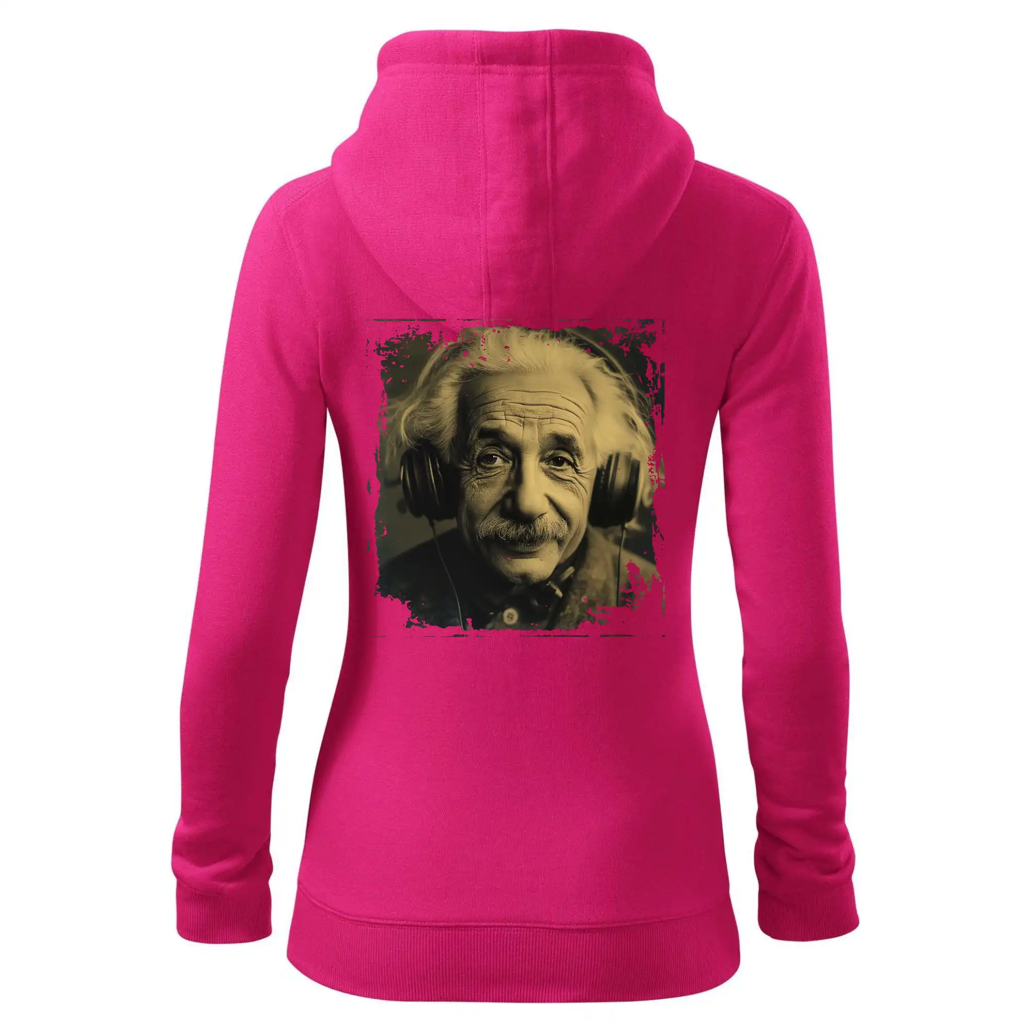 Albert se sluchátky