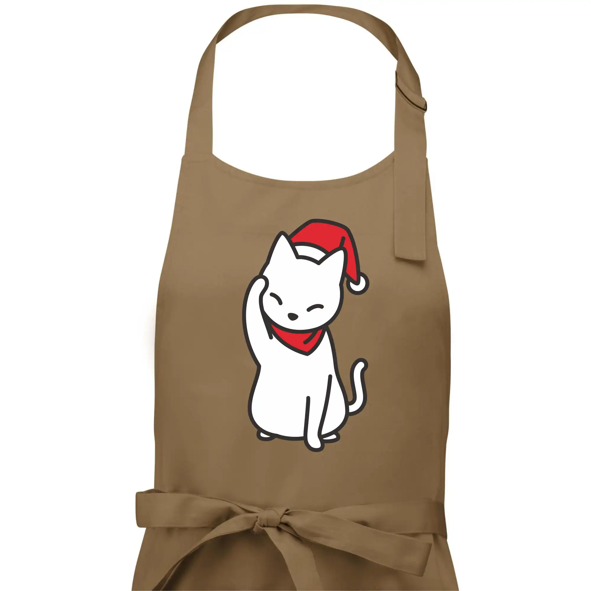 Vánoční kočka mávající