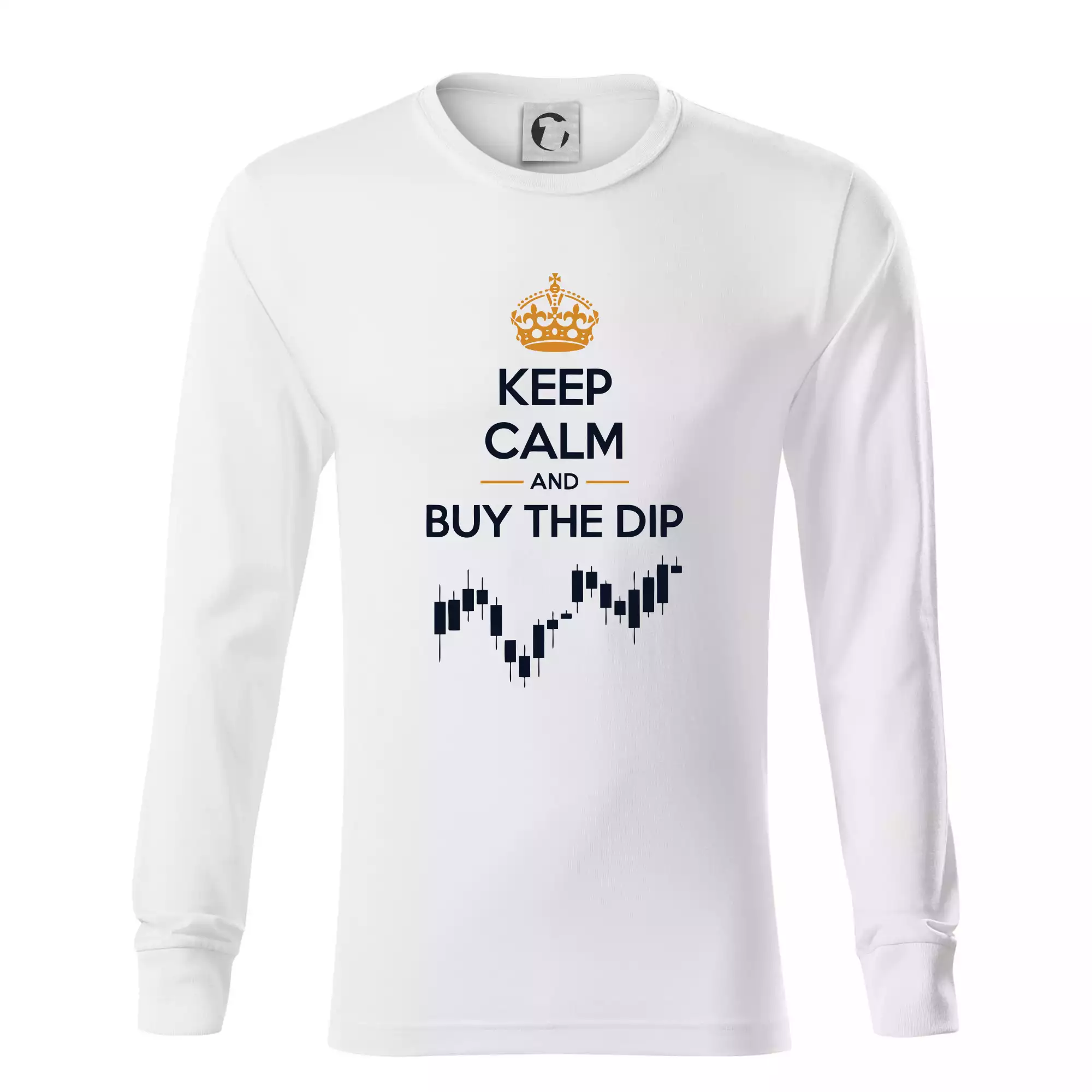 Keep Calm and Buy the Dip - koruna  a graf