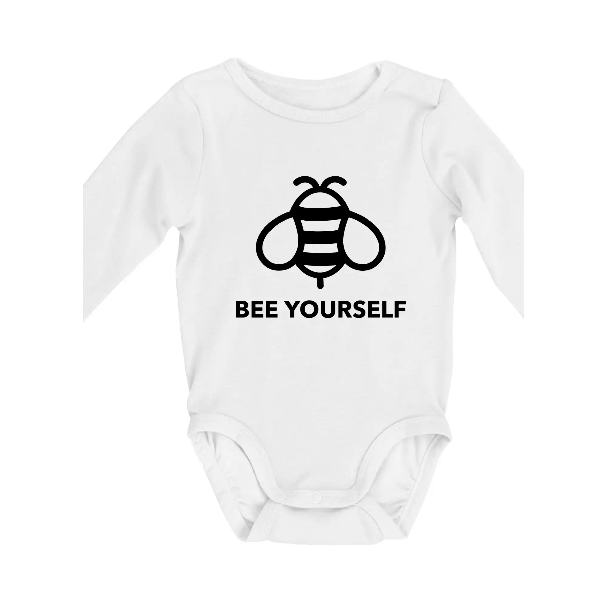 Tričká na párty - Bee yourself - Body dojčenské s dlhým rukávom