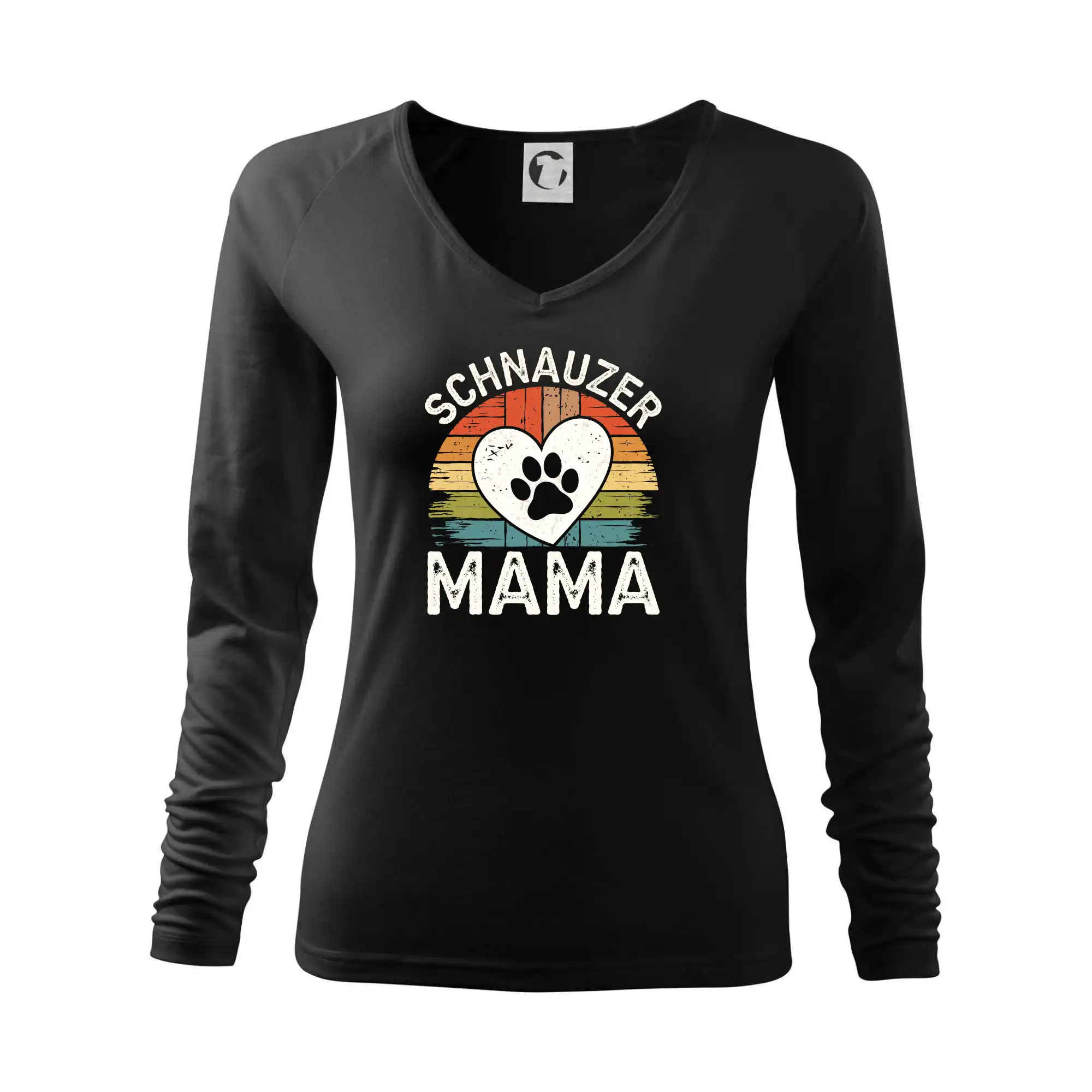 Ostatné psie plemená - Schnauzer Mama - Tričko dámske Elegance